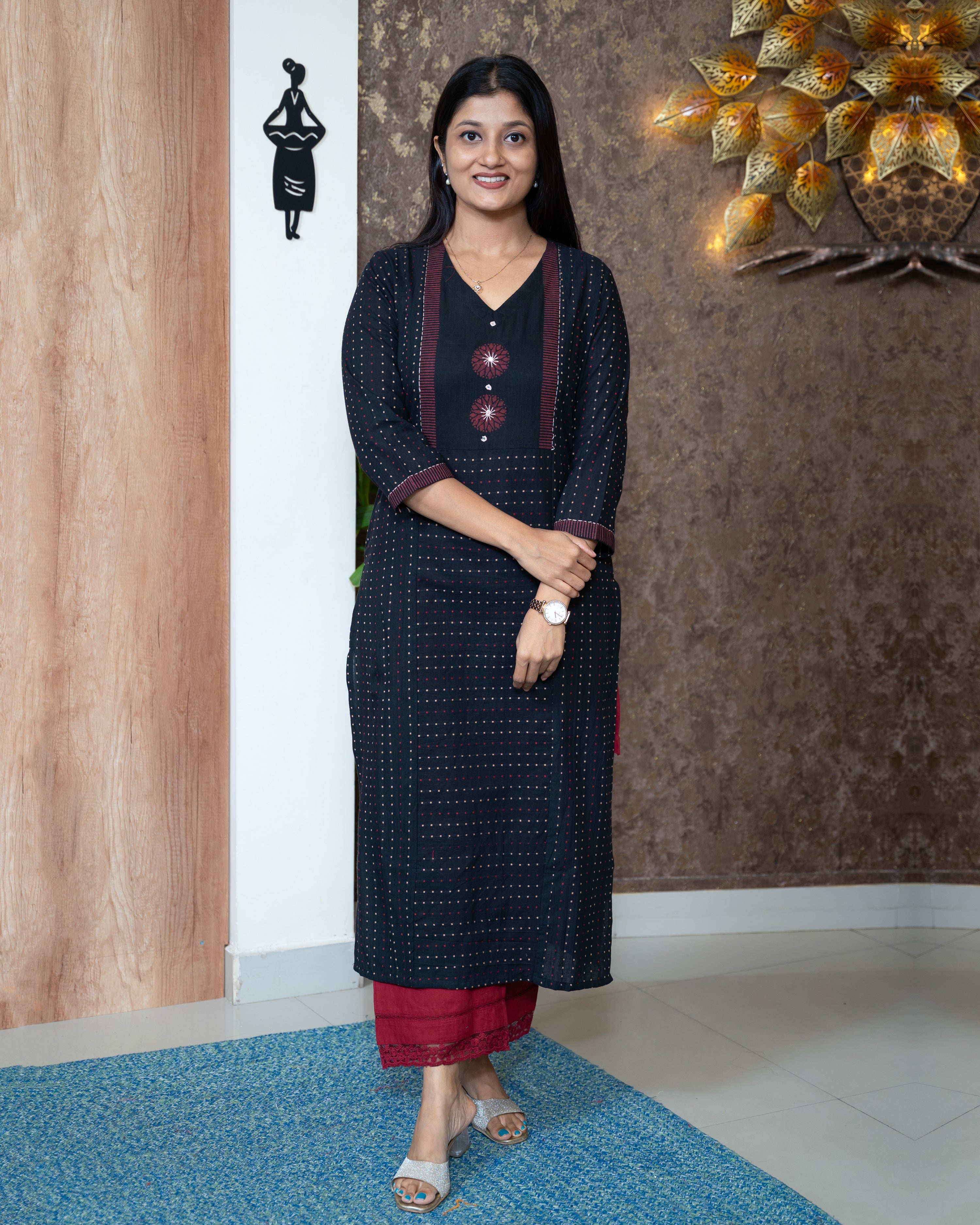 Load image into Gallery viewer, Cotton Kurti-7448

