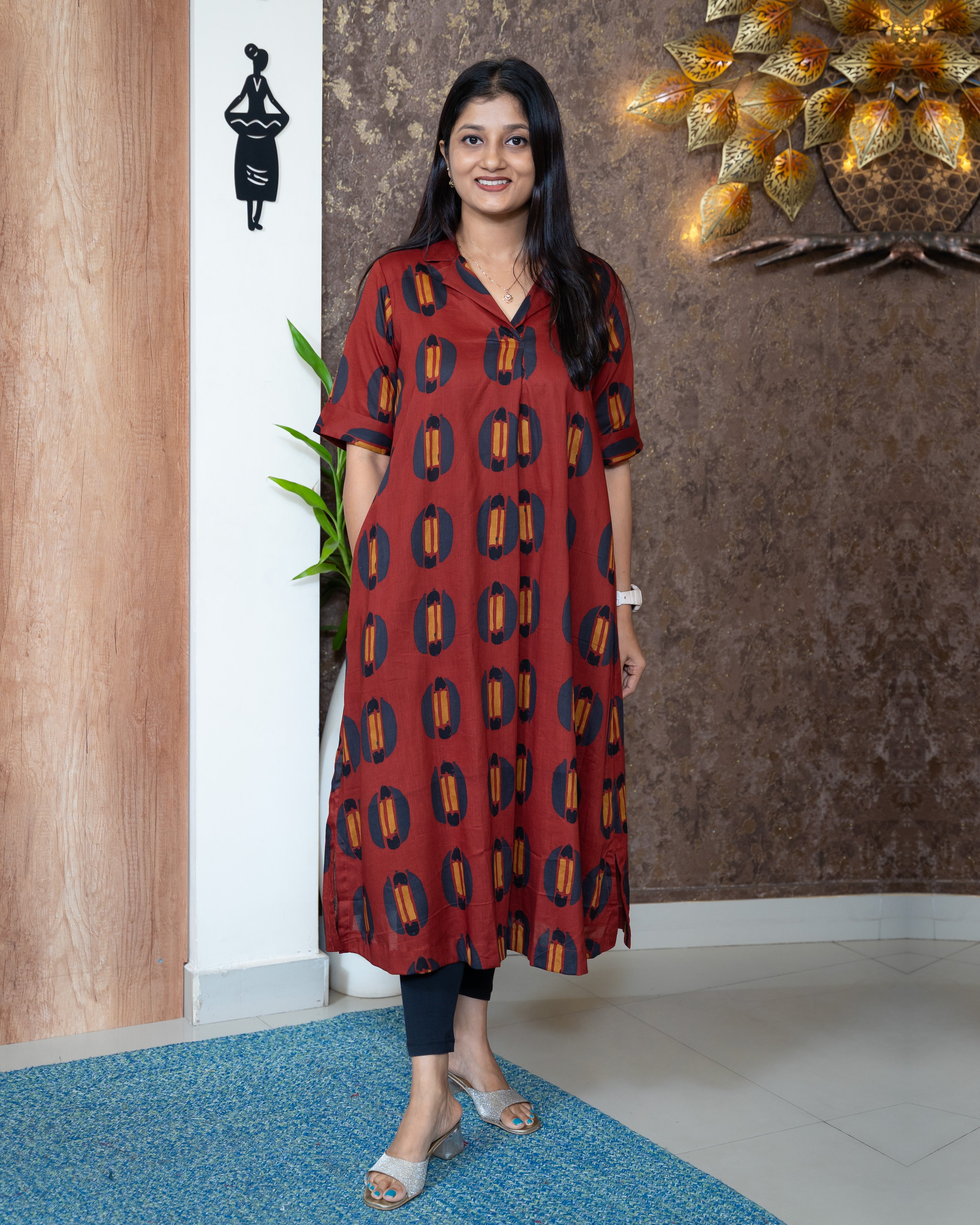 Load image into Gallery viewer, Cotton Kurti-7443
