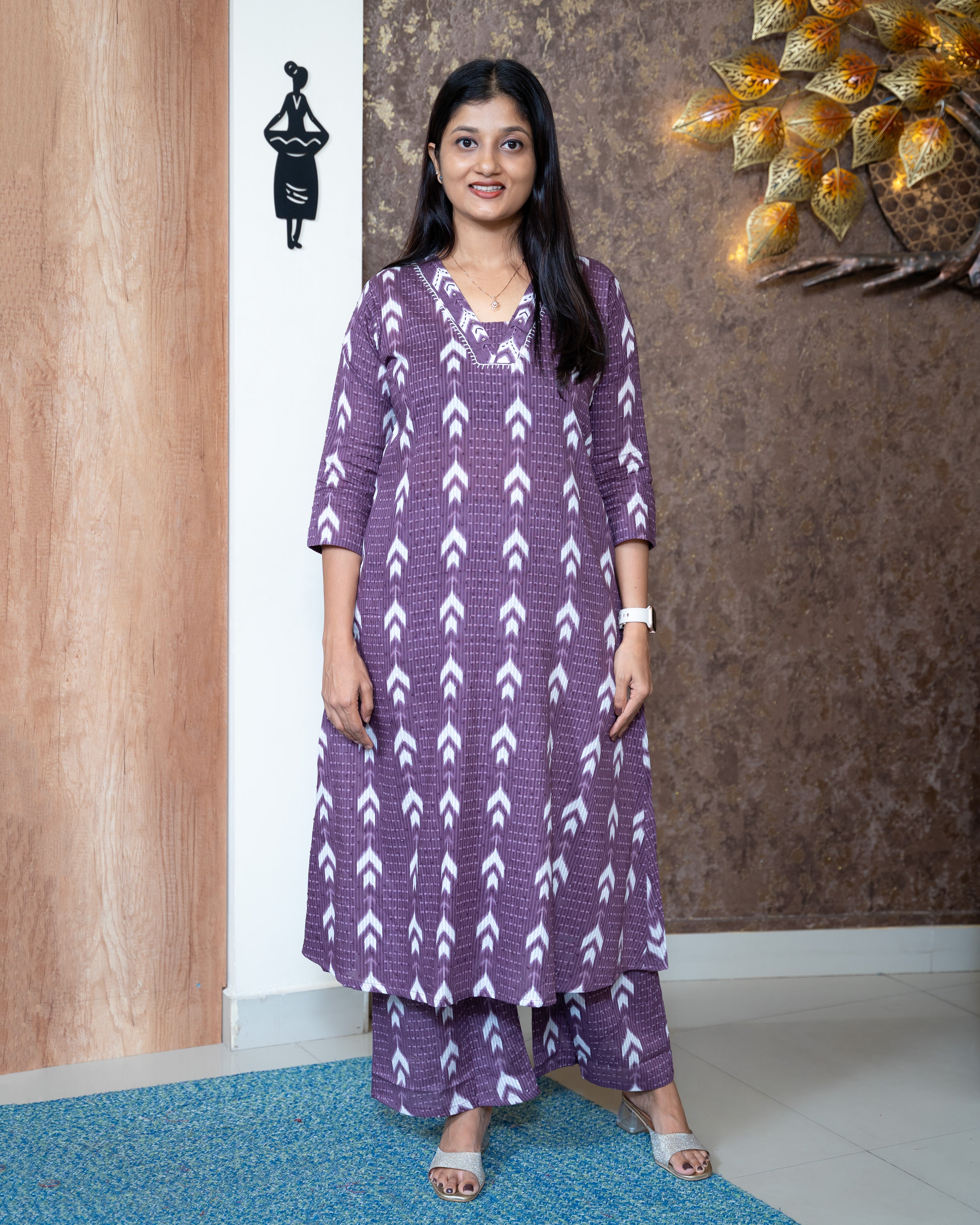 Load image into Gallery viewer, Cotton Co-Ord Set-7471
