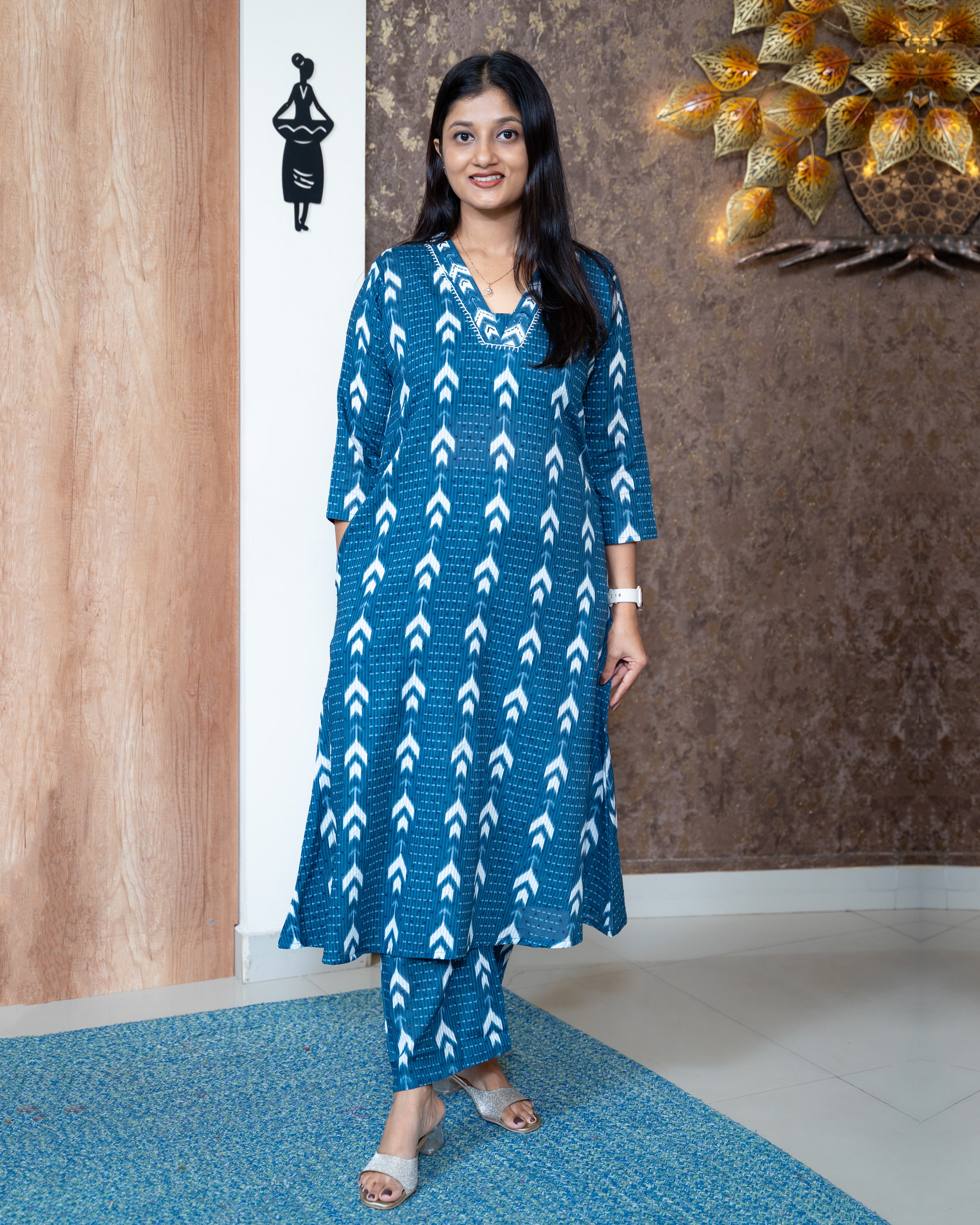 Load image into Gallery viewer, Cotton Co-Ord Set-7471
