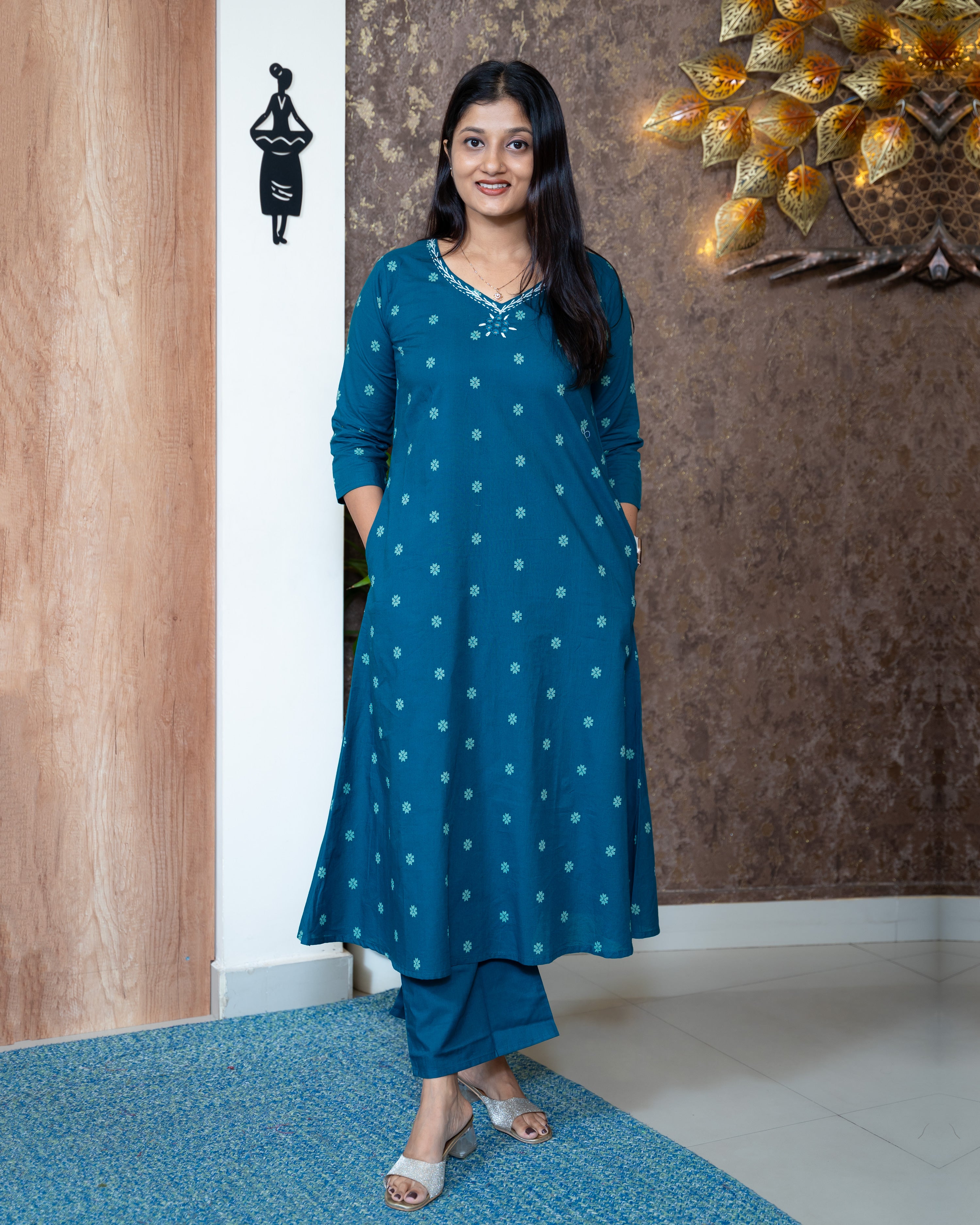 Load image into Gallery viewer, Cotton Co-Ord Set-7472
