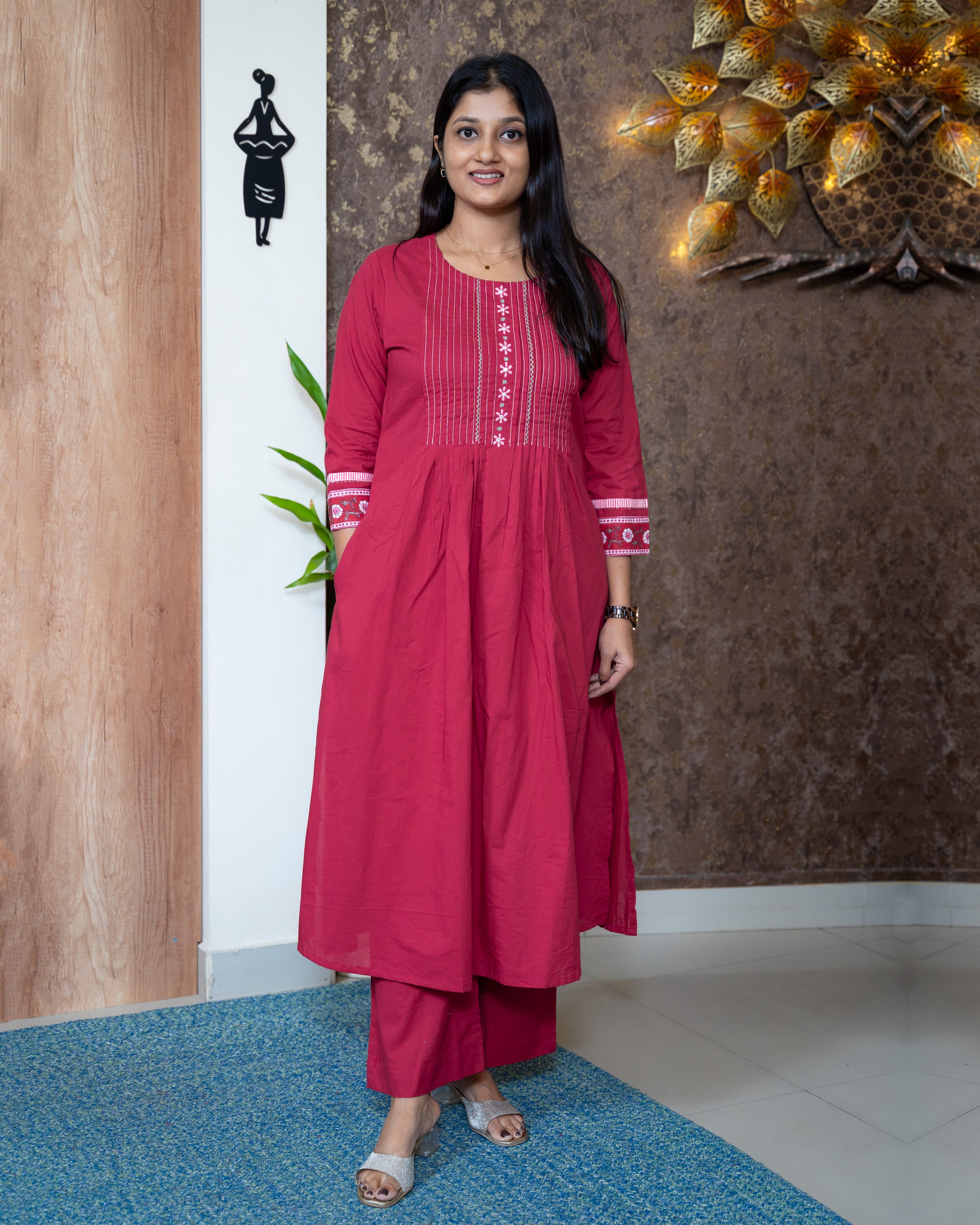 Load image into Gallery viewer, Cotton Co-Ord Set-7510

