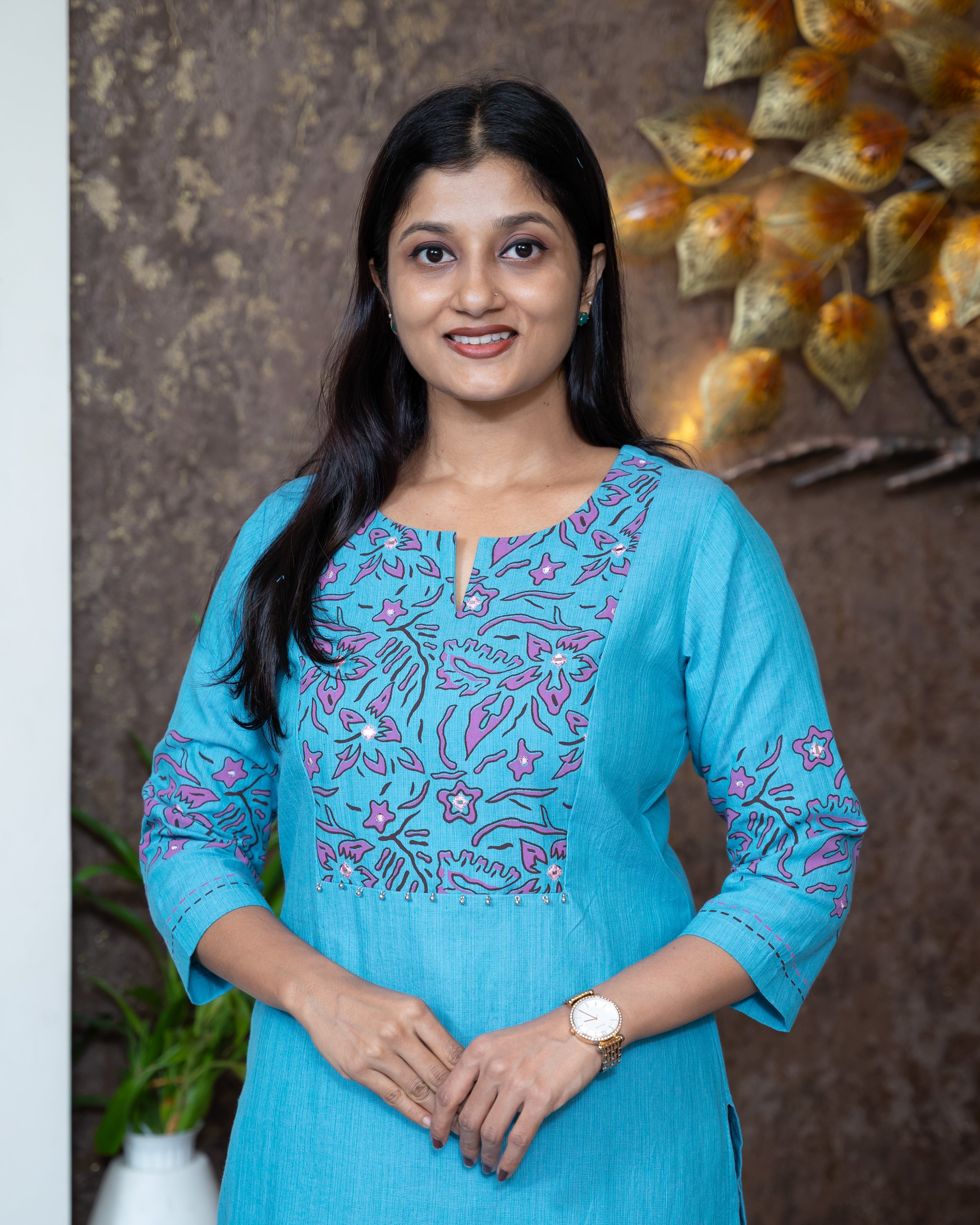Load image into Gallery viewer, Cotton Kurti-7504
