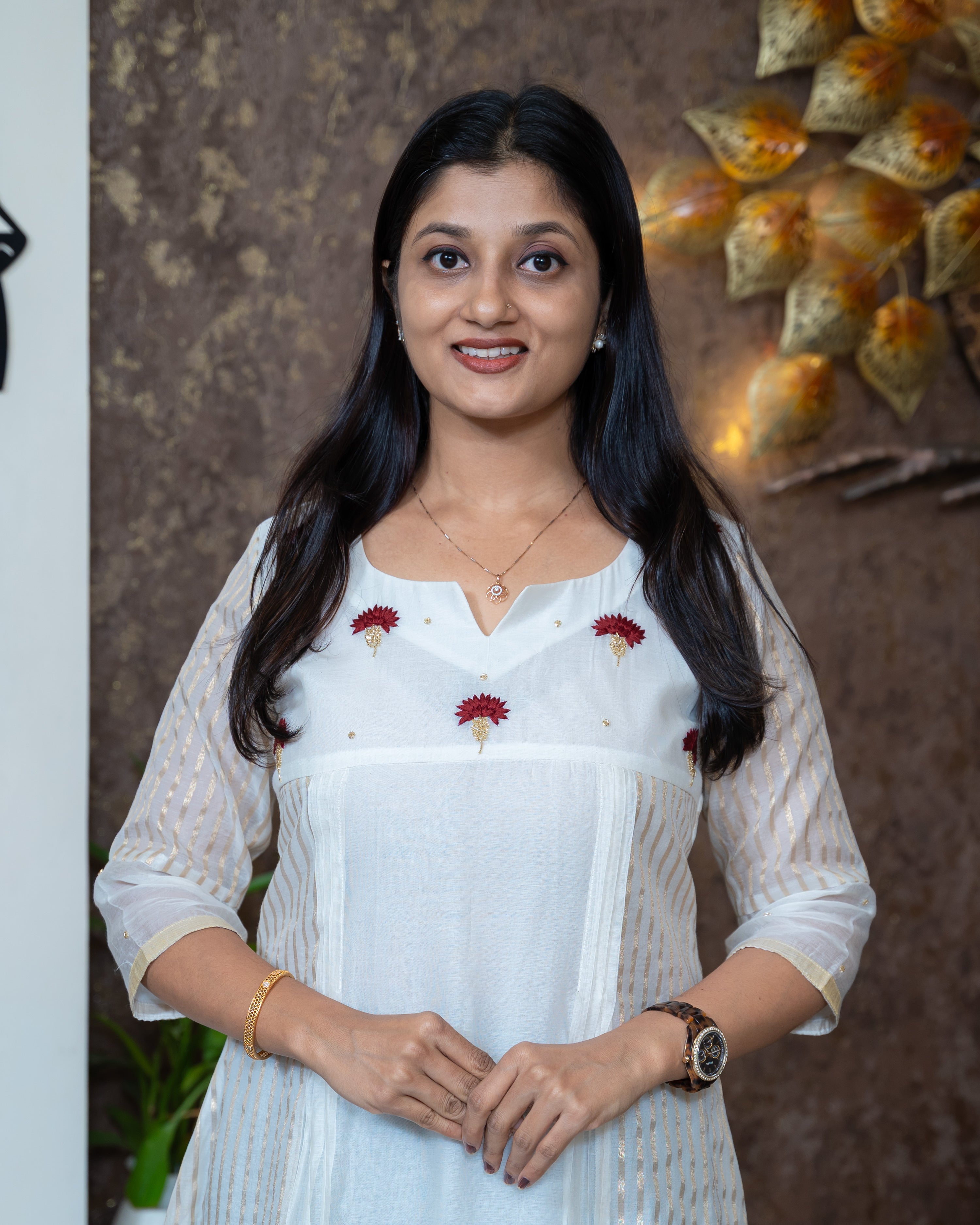 Load image into Gallery viewer, Mul Chanderi Designer Kurti(Pre-Order)-1053
