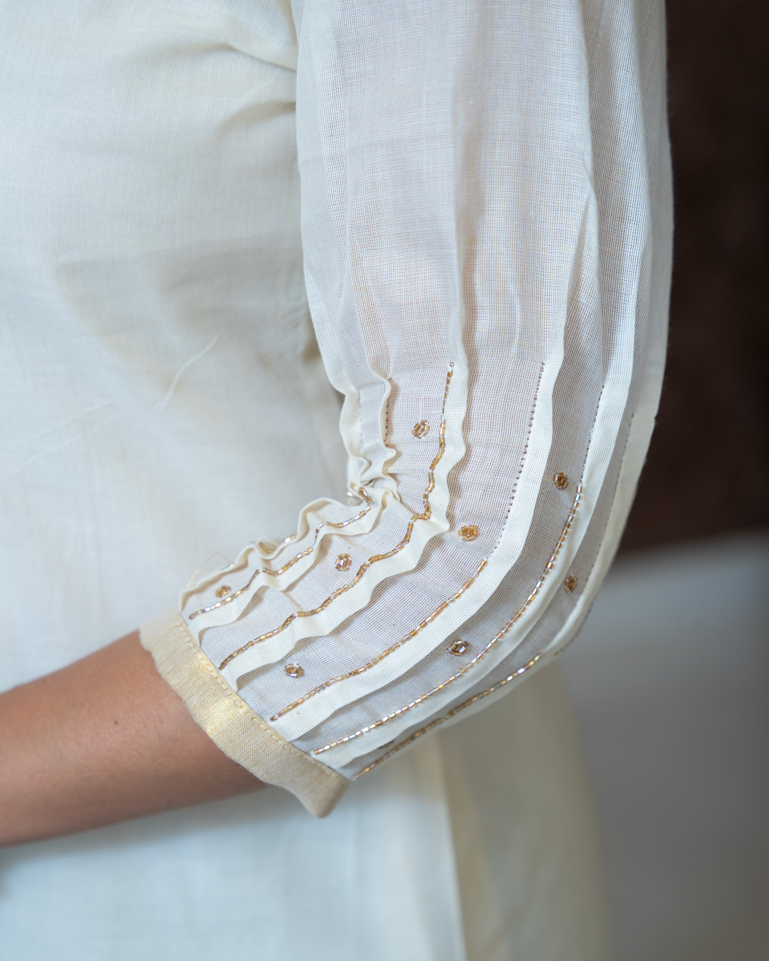 Load image into Gallery viewer, Mul Chanderi Designer Kurti (Pre-Order)-1050
