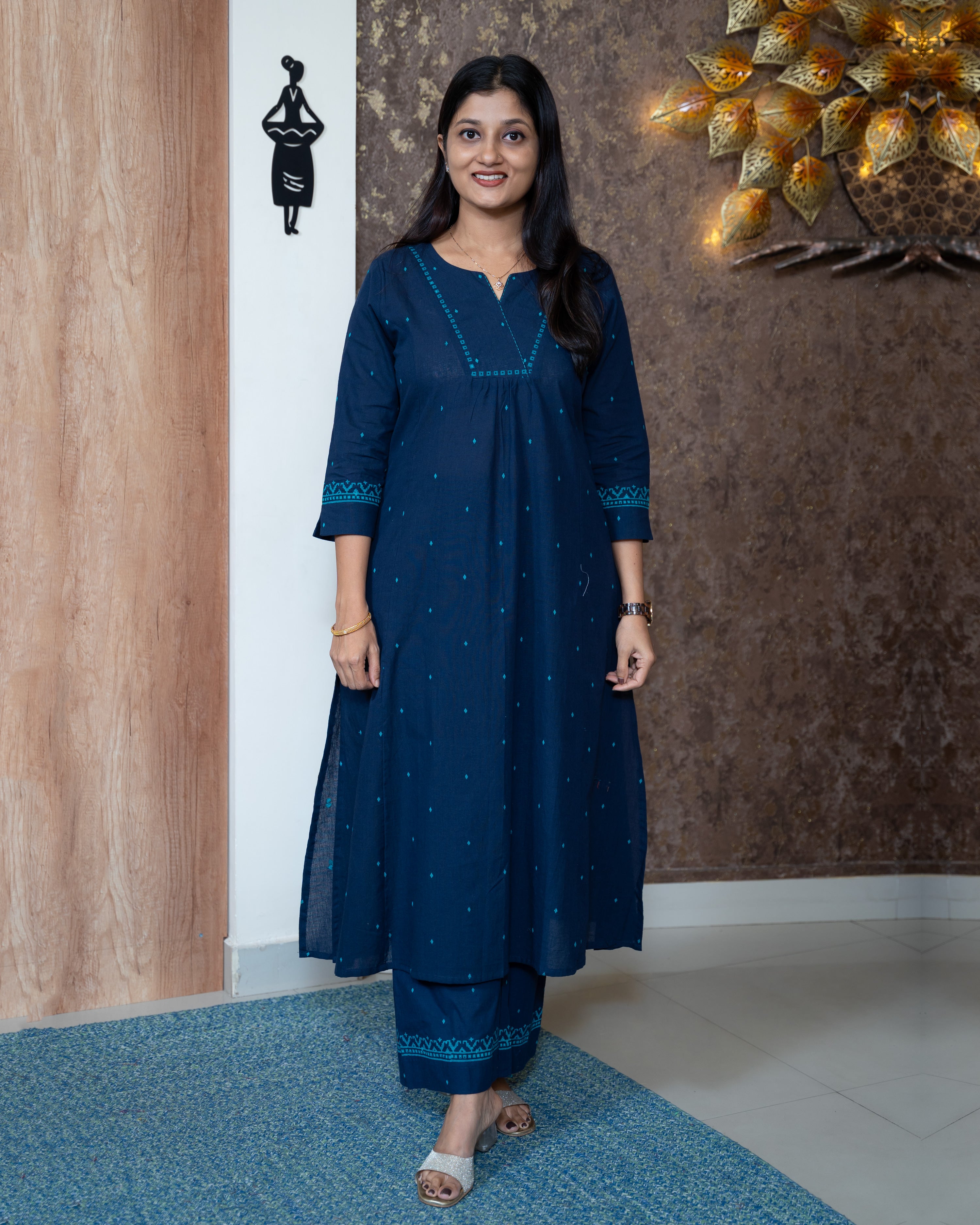 Load image into Gallery viewer, Cotton Co-Ord Set-7508
