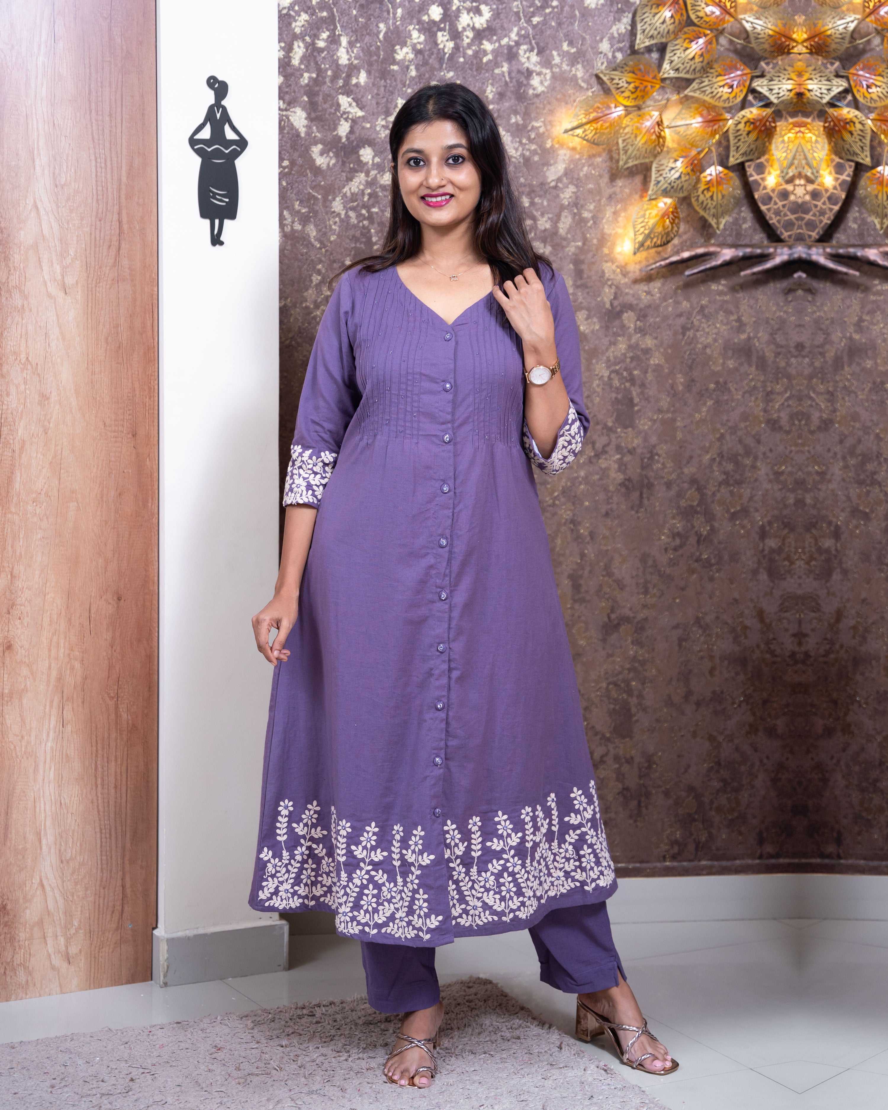 Load image into Gallery viewer, Pure Cotton Co-Ord set - 3286

