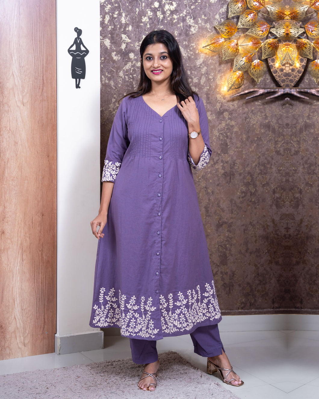 Pure Cotton Co-Ord set - 3286