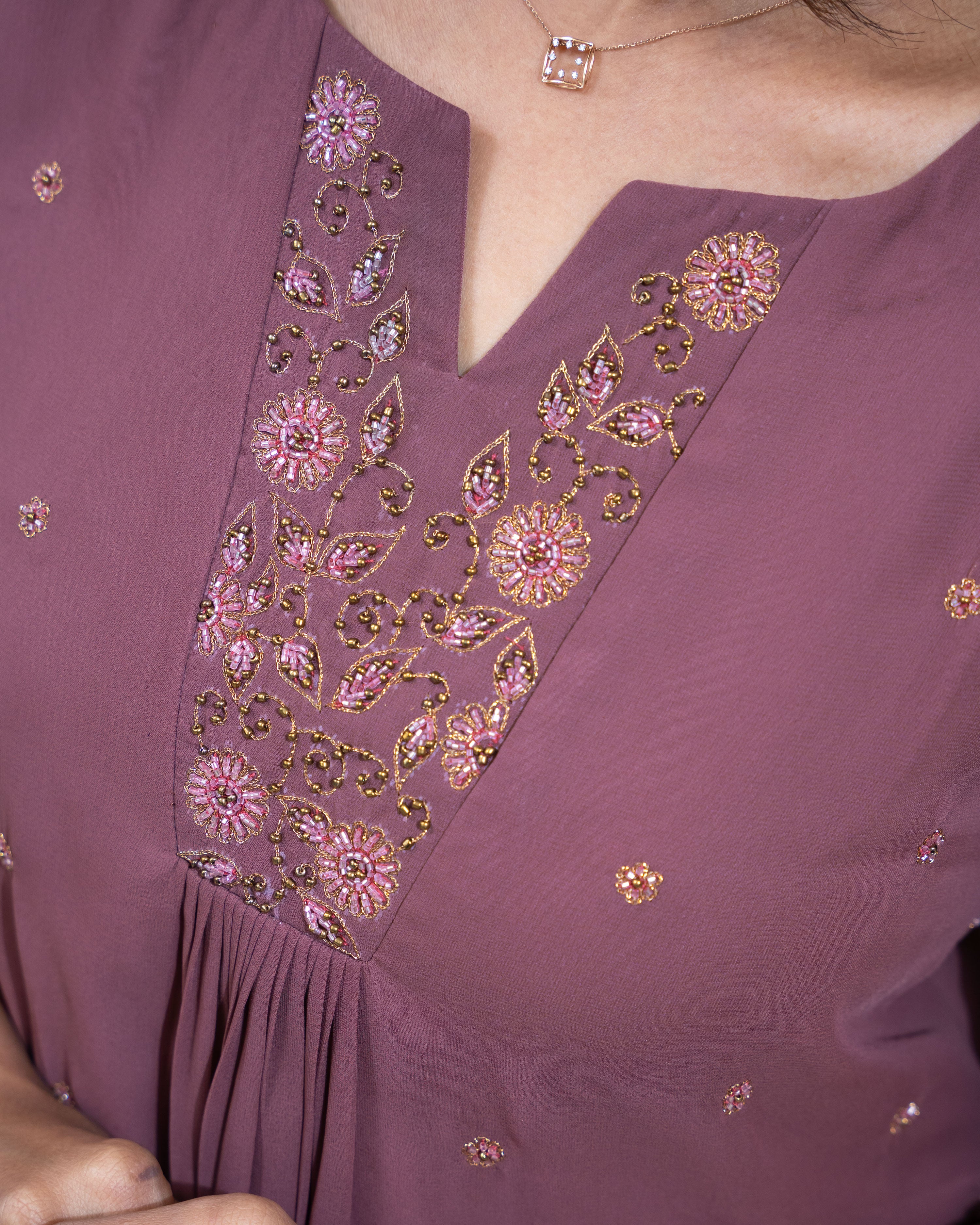 Load image into Gallery viewer, Faux Georgette Designer Kurti(Pre-Order)-3307

