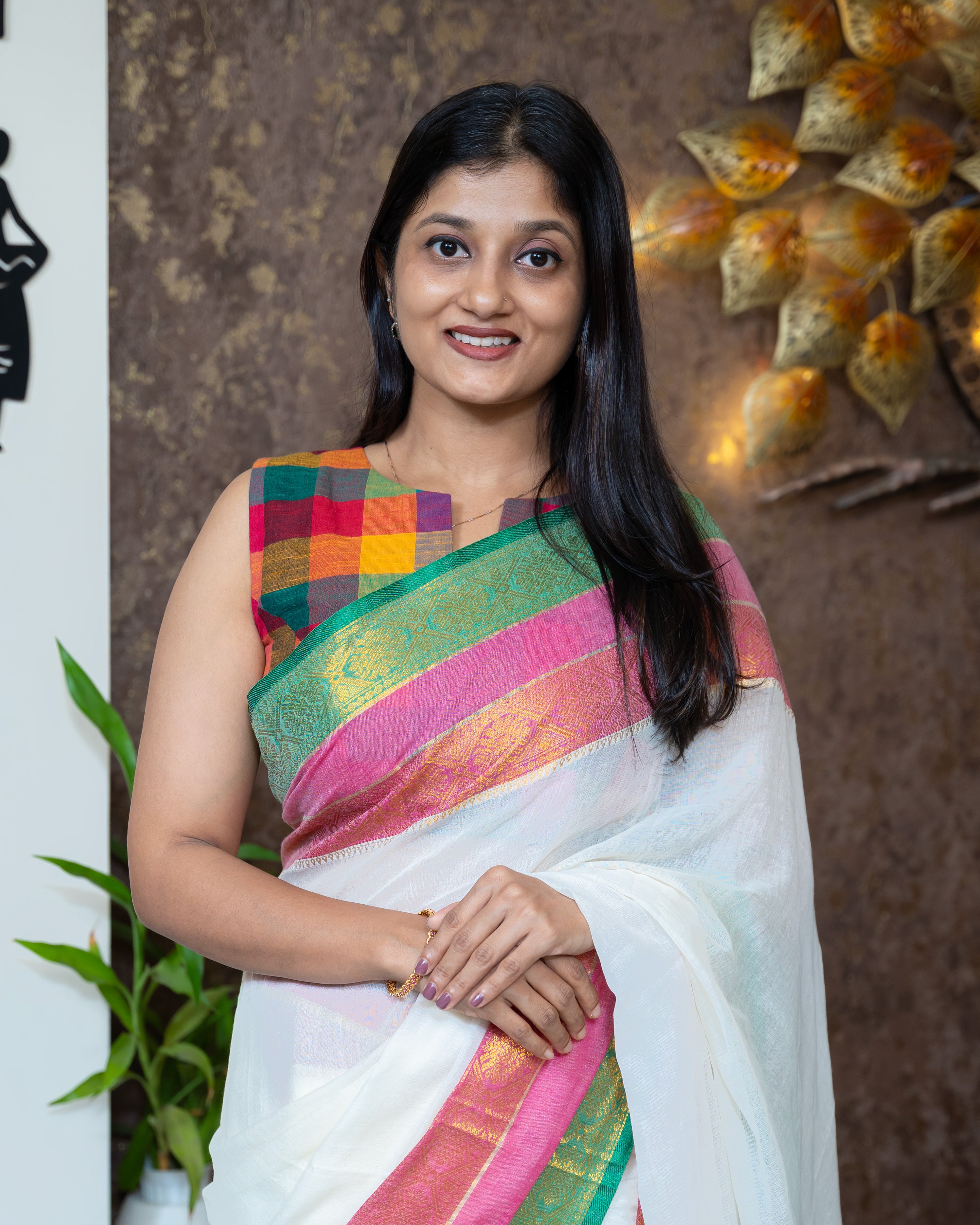 Load image into Gallery viewer, Mul Cotton Saree-7497
