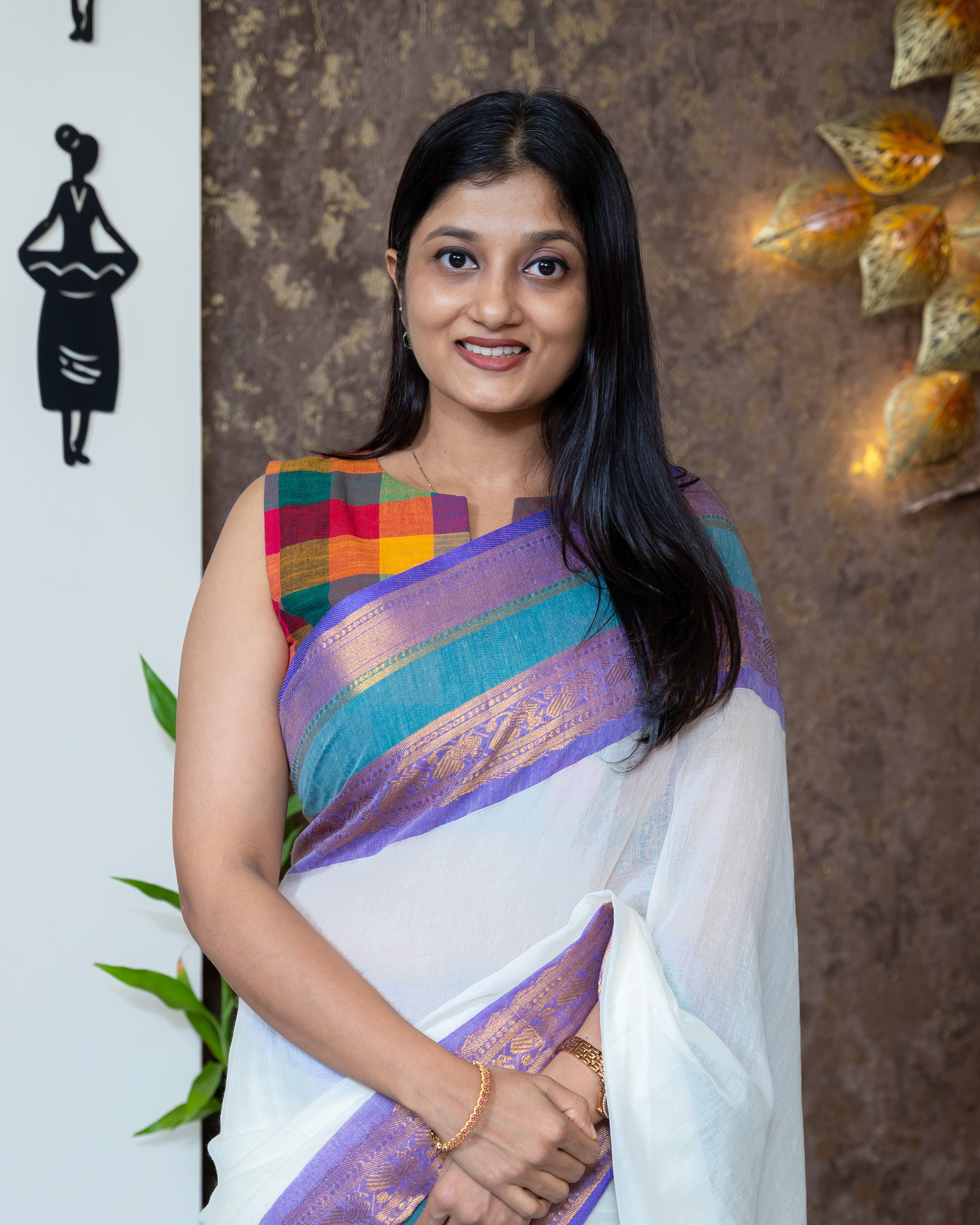 Load image into Gallery viewer, Mul Cotton Saree-7497
