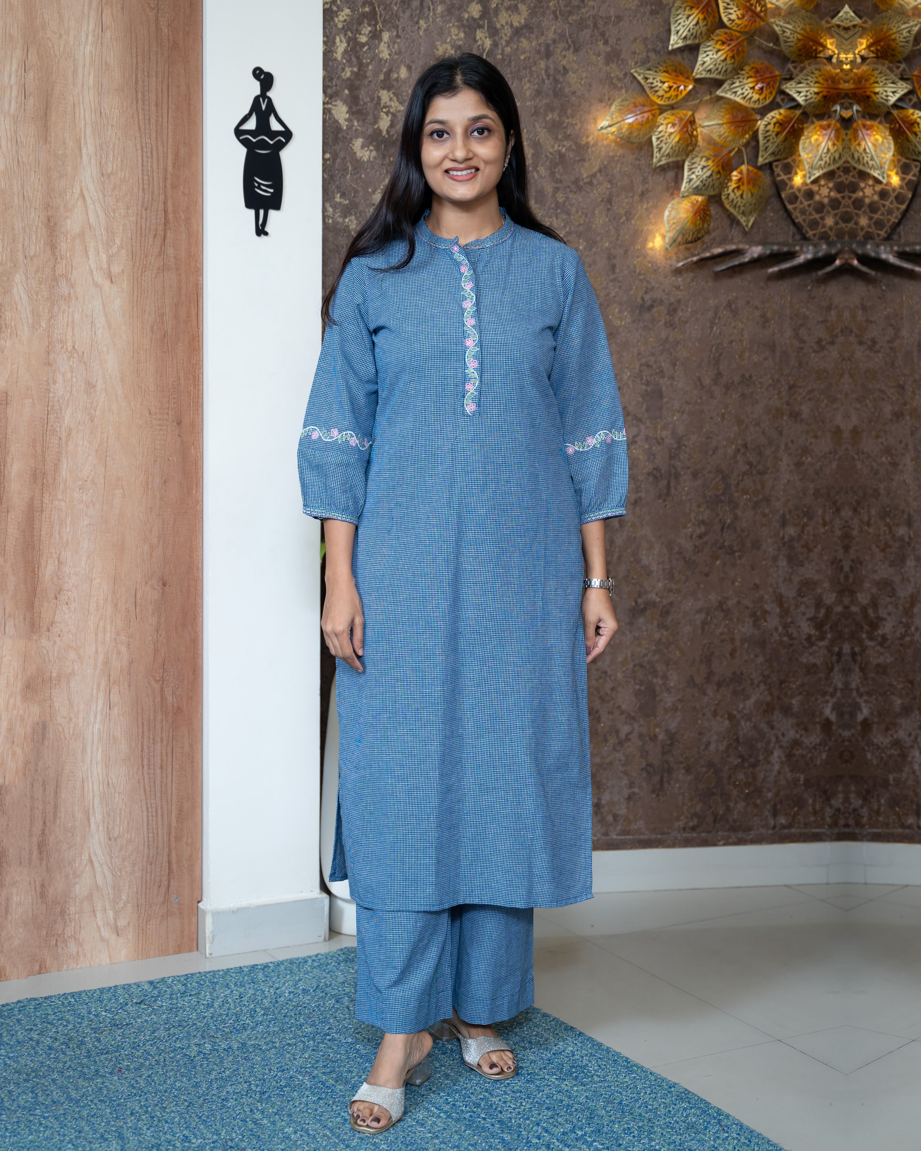 Load image into Gallery viewer, Cotton Co-Ord Set-7586

