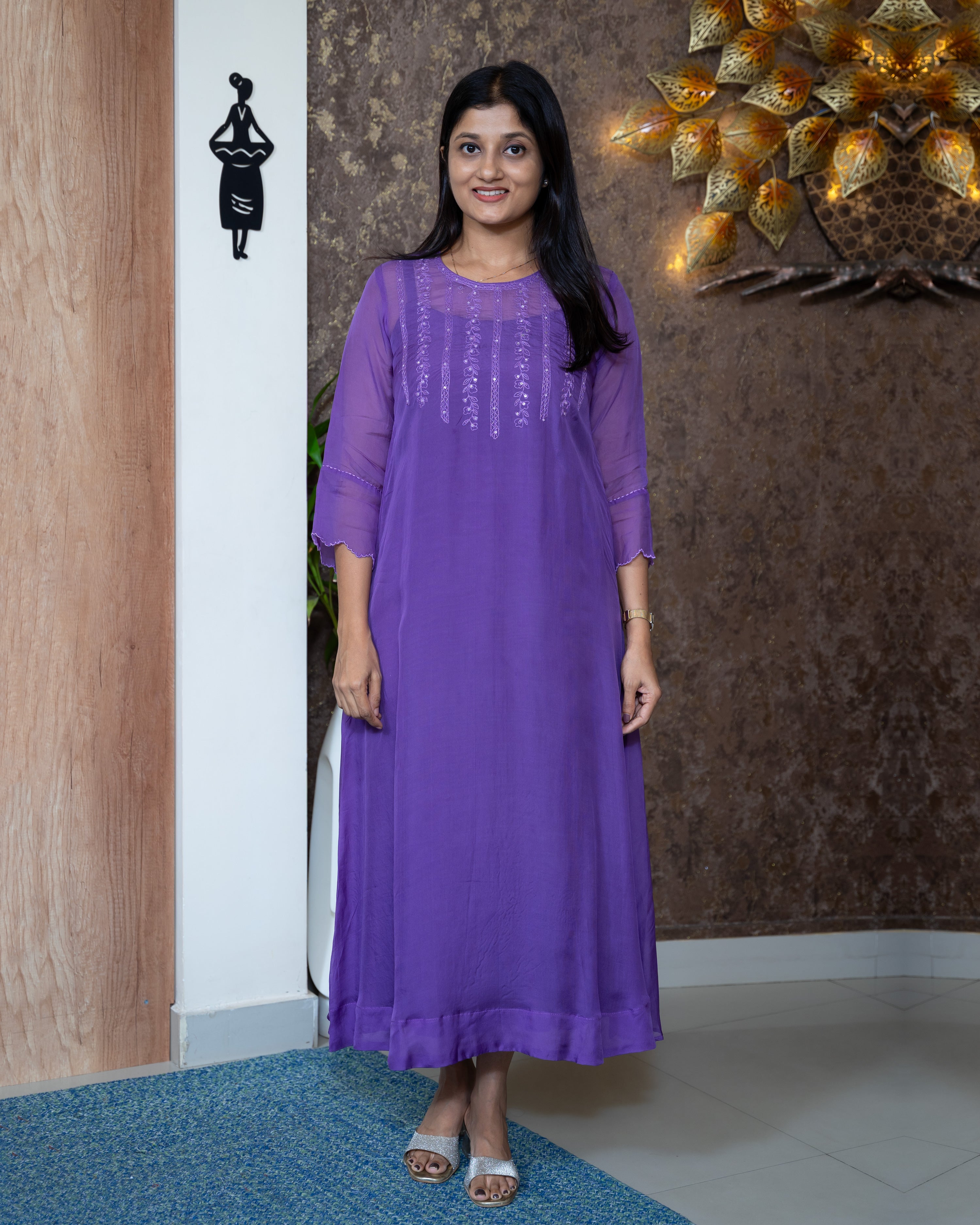 Load image into Gallery viewer, Viscose Organza Designer Wear(Pre-Order)-903
