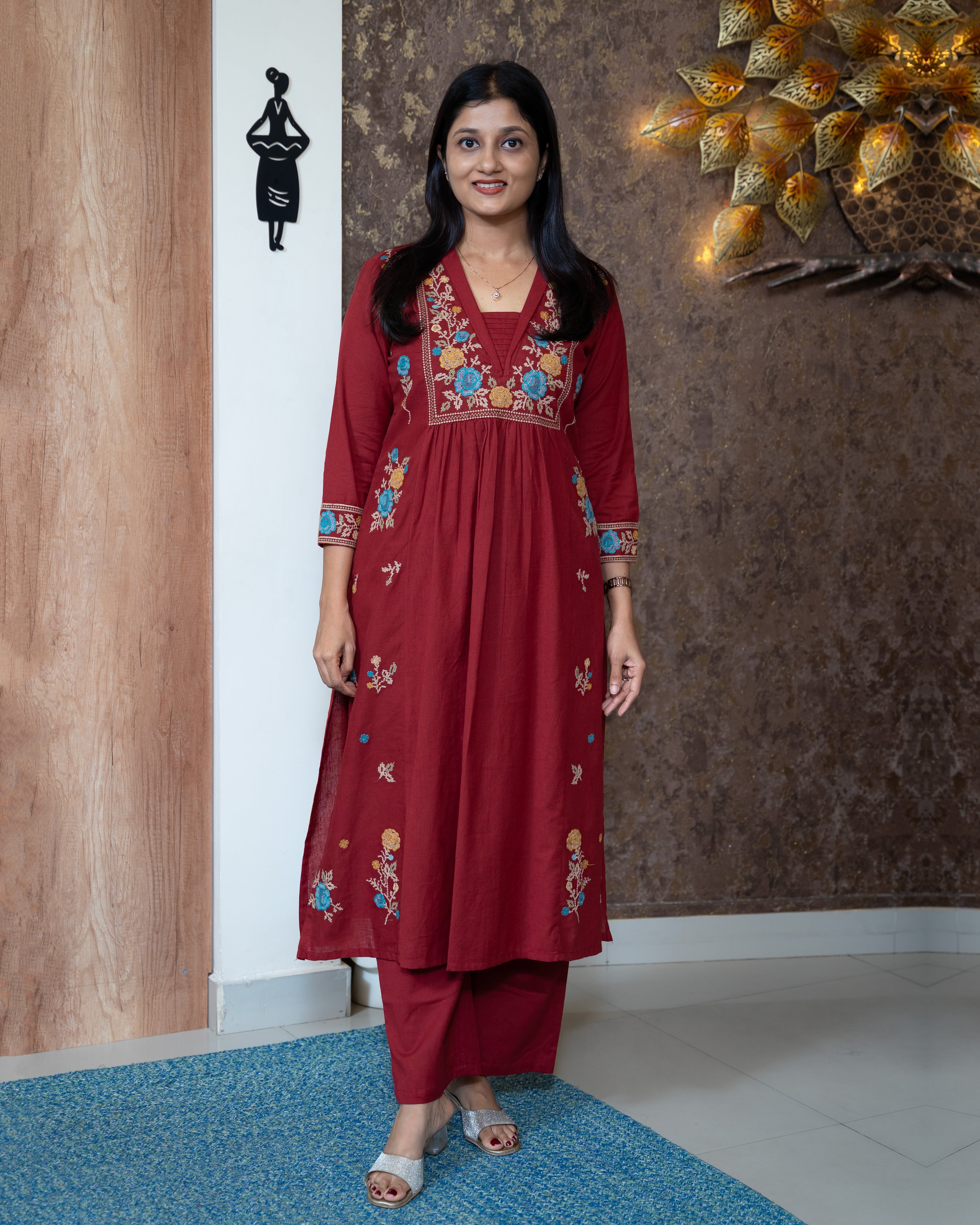 Load image into Gallery viewer, Cotton Co-Ord Set-7615
