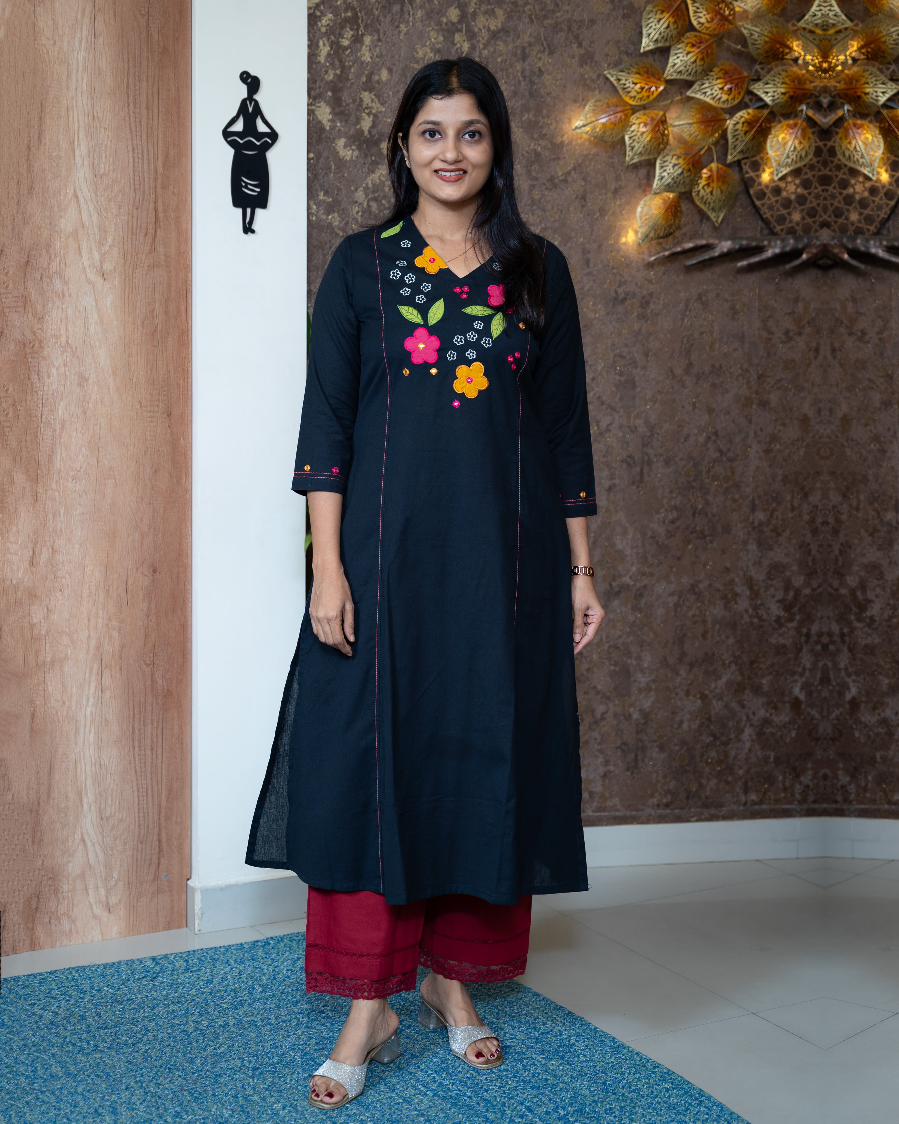 Load image into Gallery viewer, Cotton Kurti-7646

