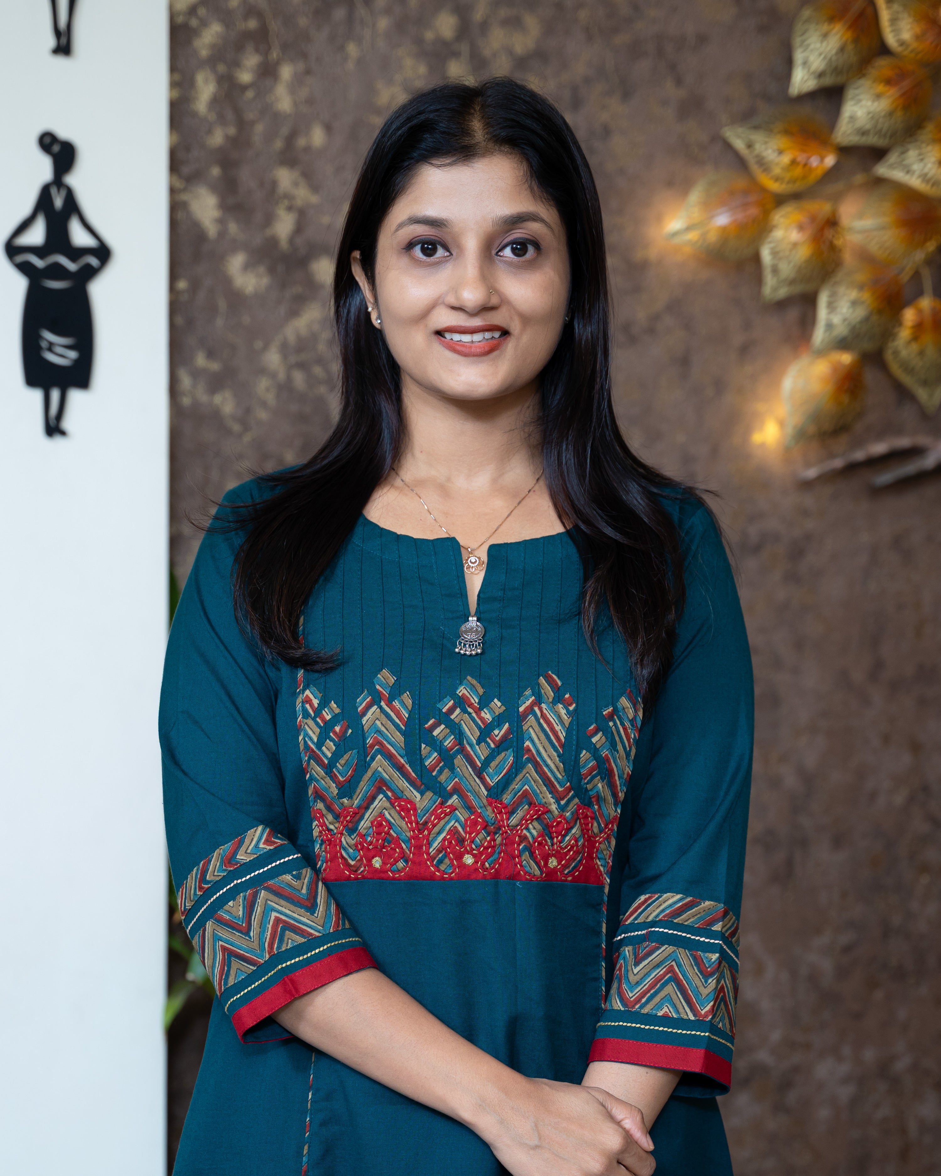 Load image into Gallery viewer, Cotton Kurti-7655
