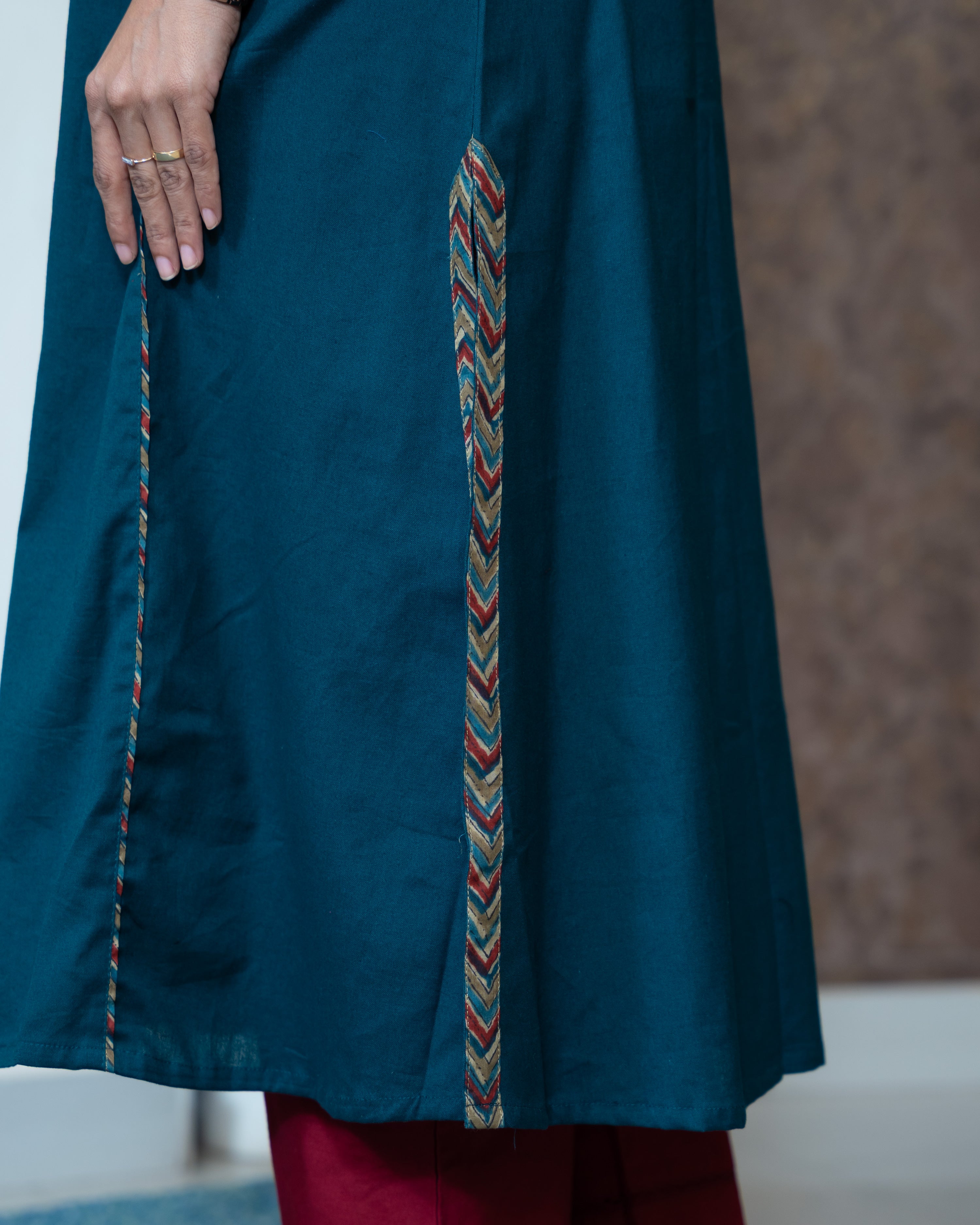 Load image into Gallery viewer, Cotton Kurti-7655
