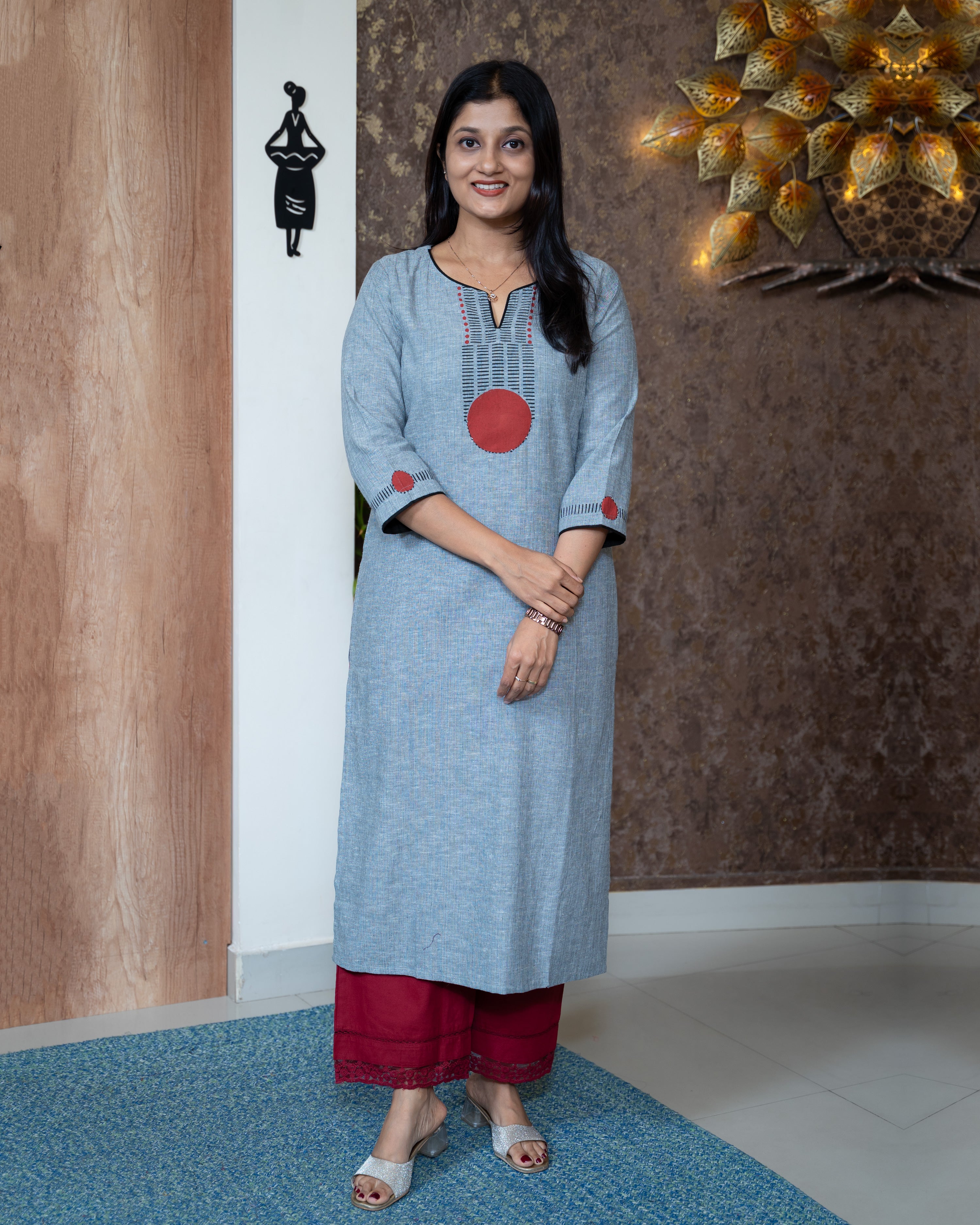 Load image into Gallery viewer, Cotton Kurti-7644
