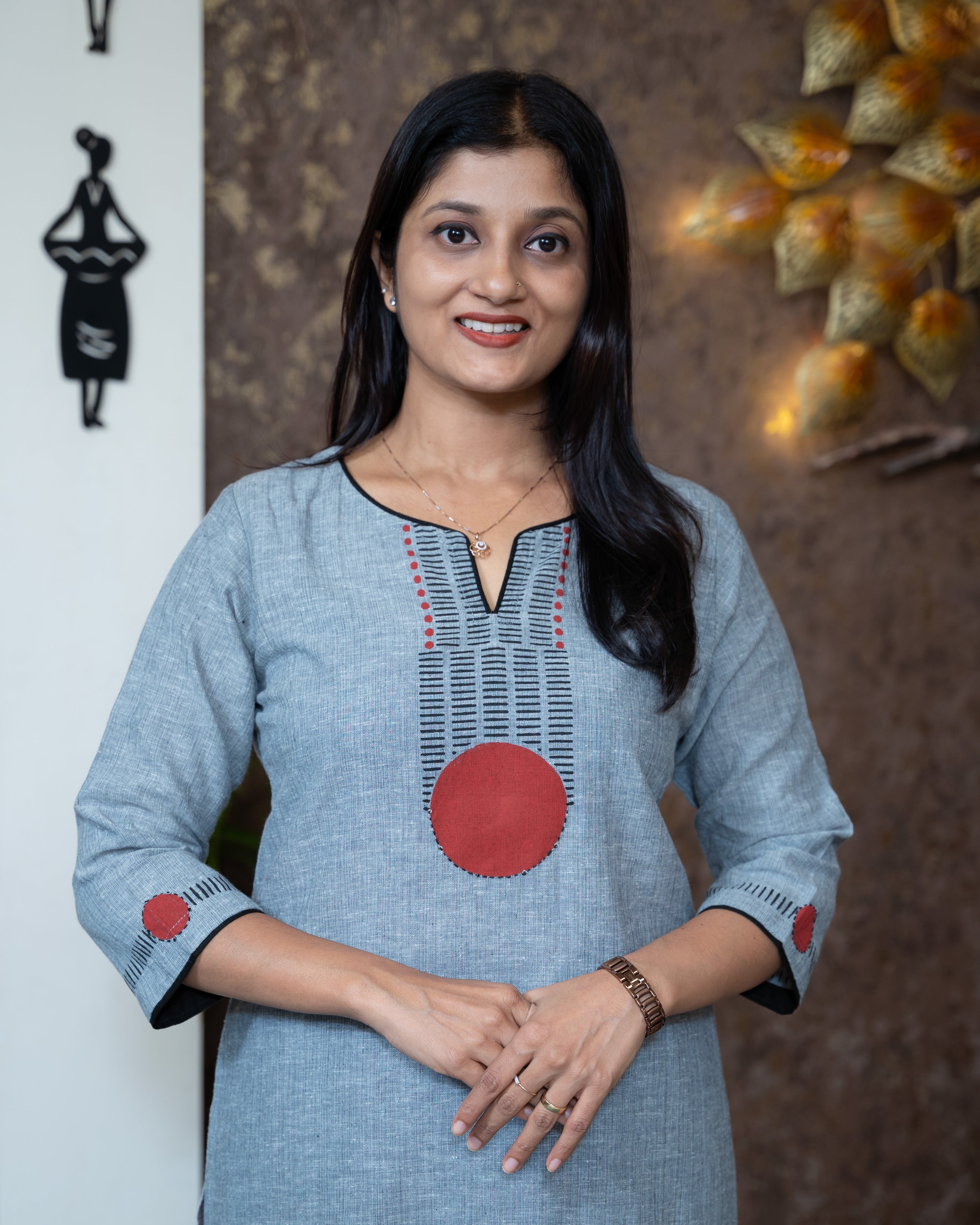 Load image into Gallery viewer, Cotton Kurti-7644
