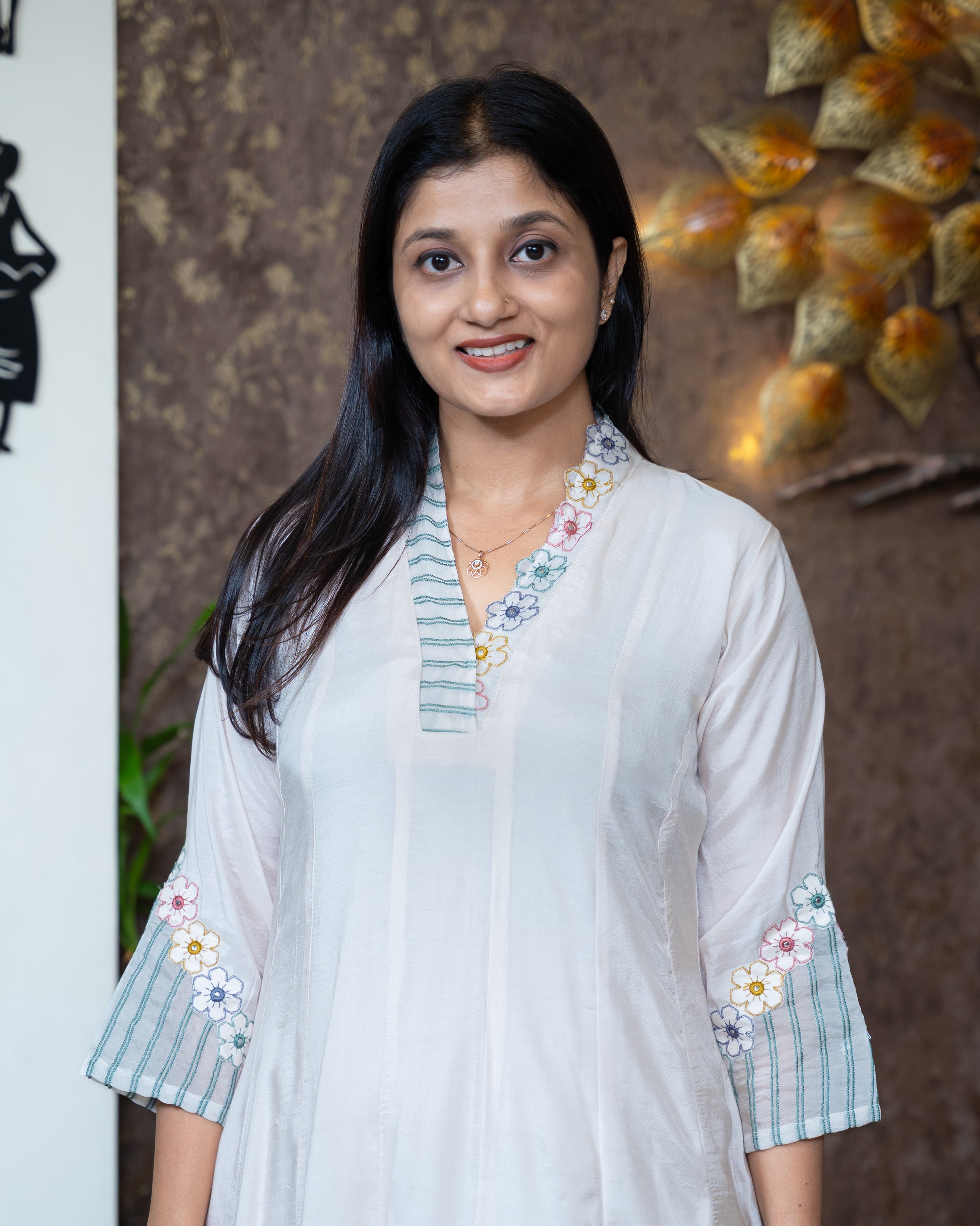 Load image into Gallery viewer, Muslin Silk Co-Ord Set-7641
