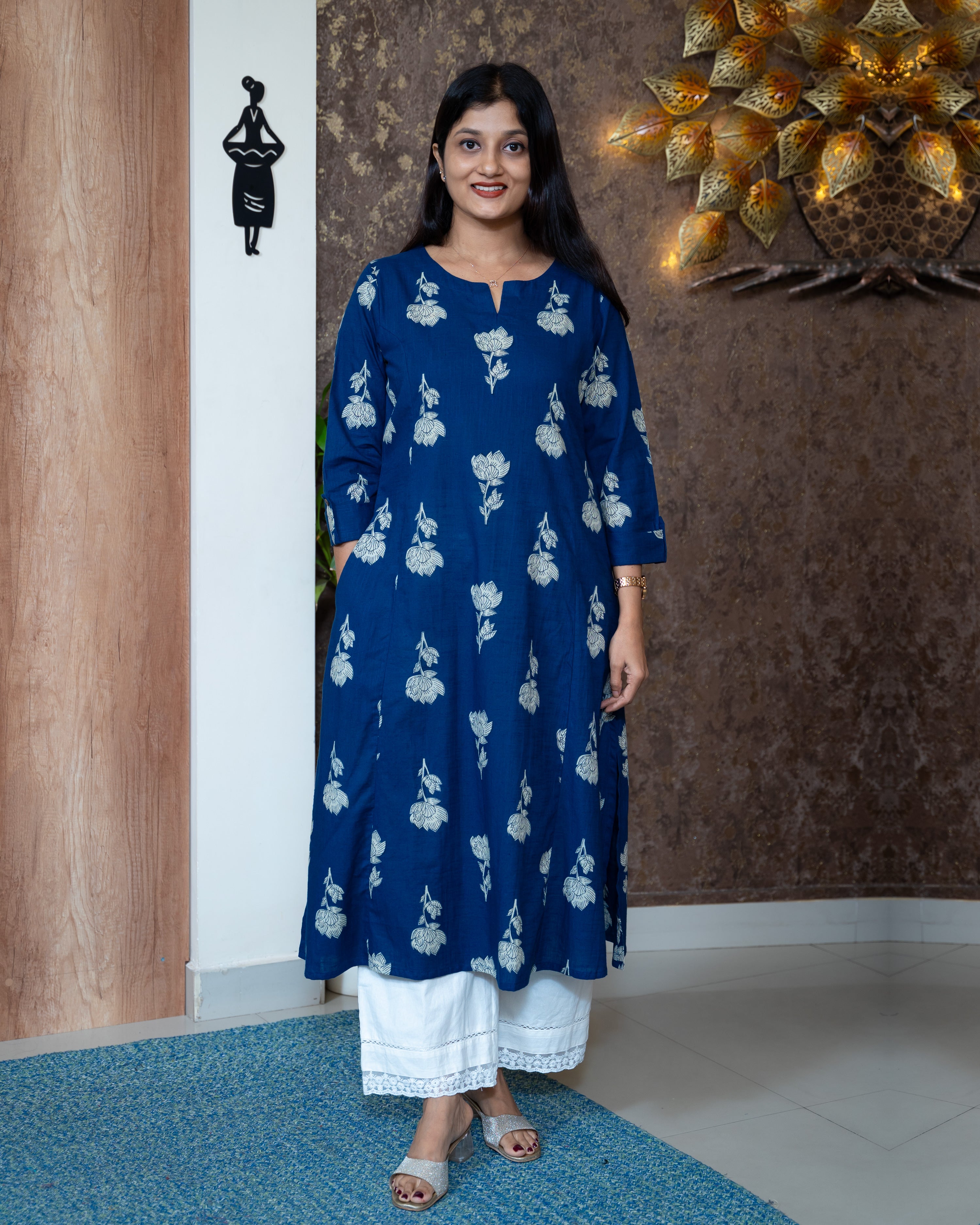 Load image into Gallery viewer, Cotton Kurti-7654
