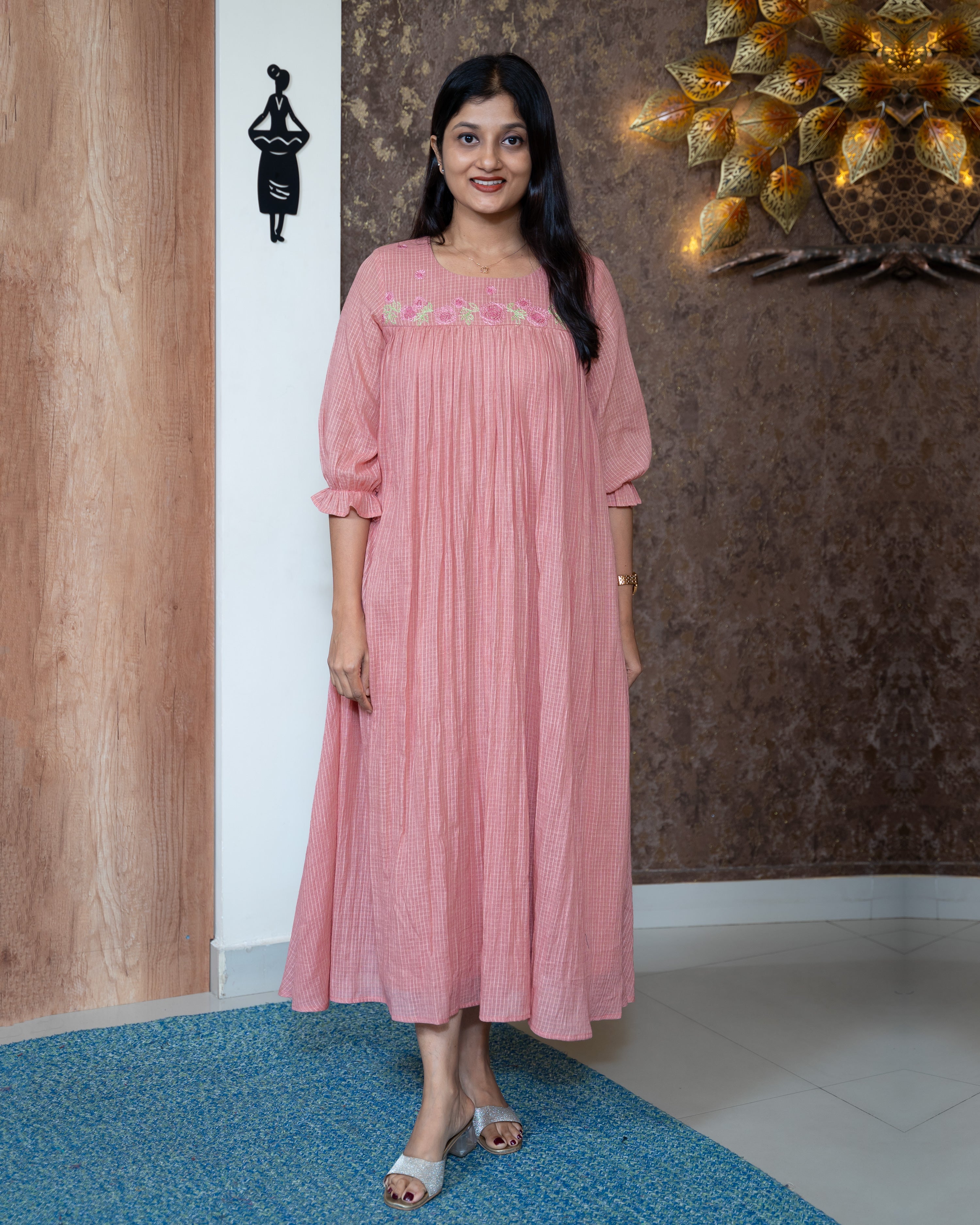 Load image into Gallery viewer, Kotta Cotton Designer Kurti(Pre-order)-1060
