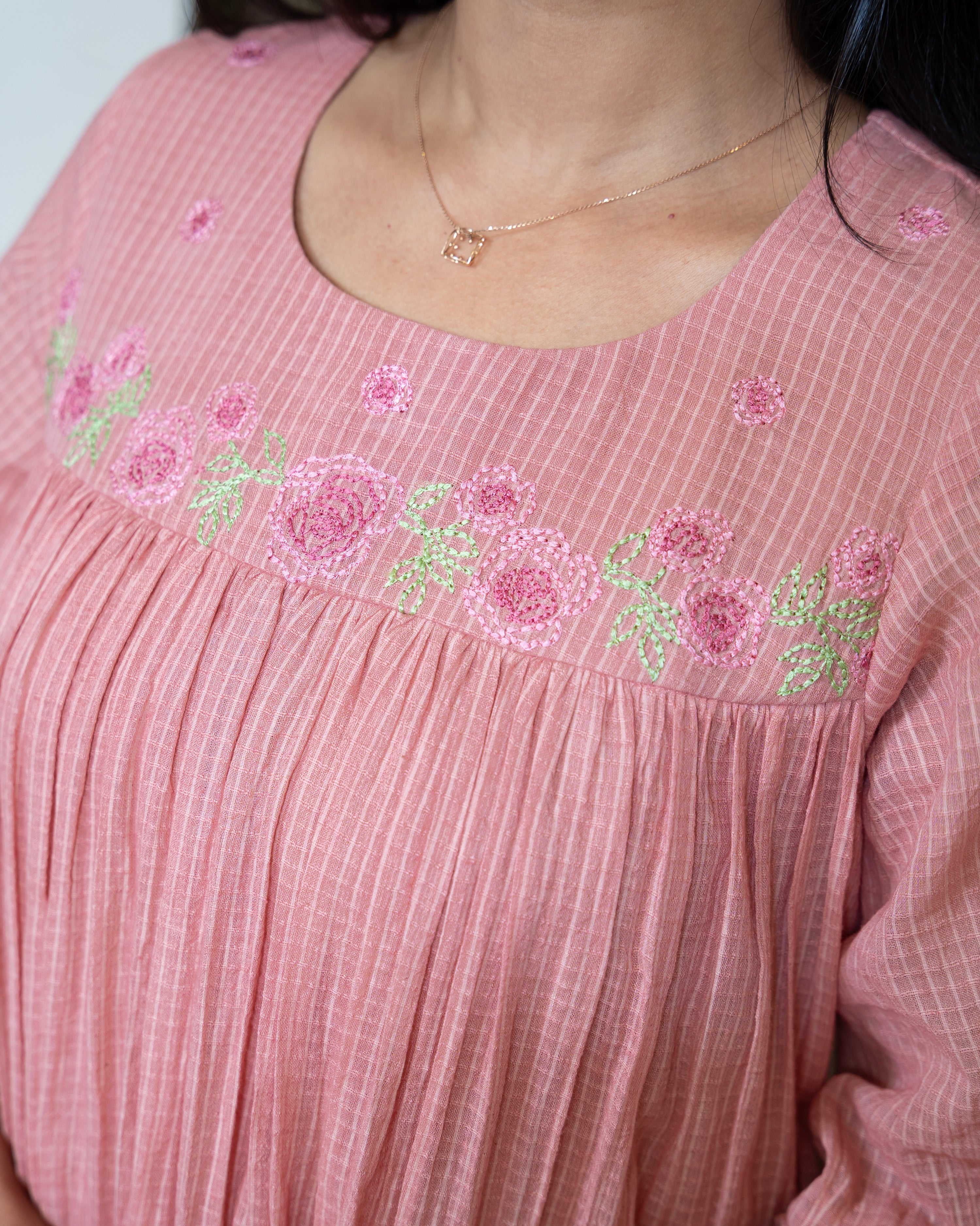 Load image into Gallery viewer, Kotta Cotton Designer Kurti(Pre-order)-1060
