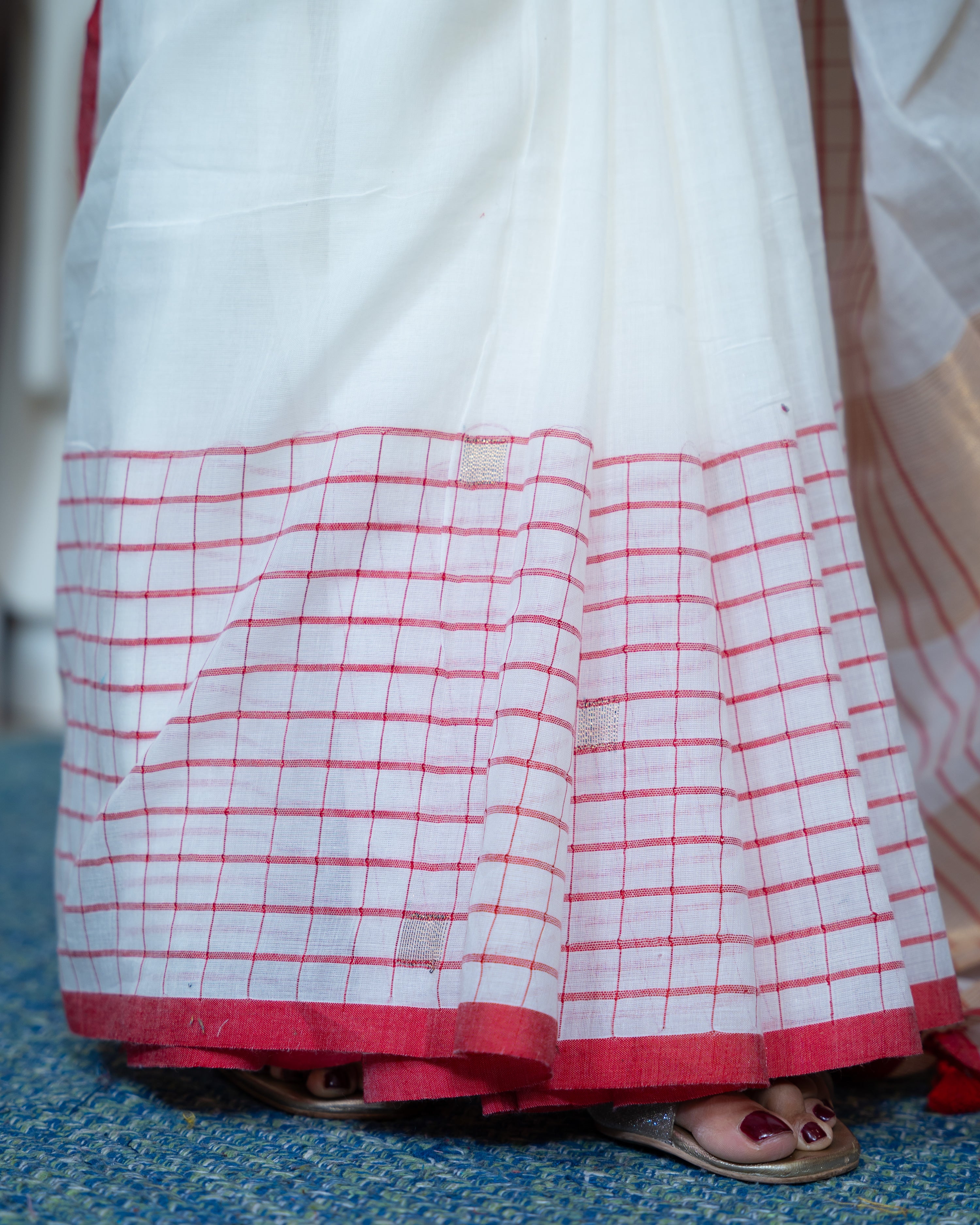 Load image into Gallery viewer, Mul Cotton Saree-7657
