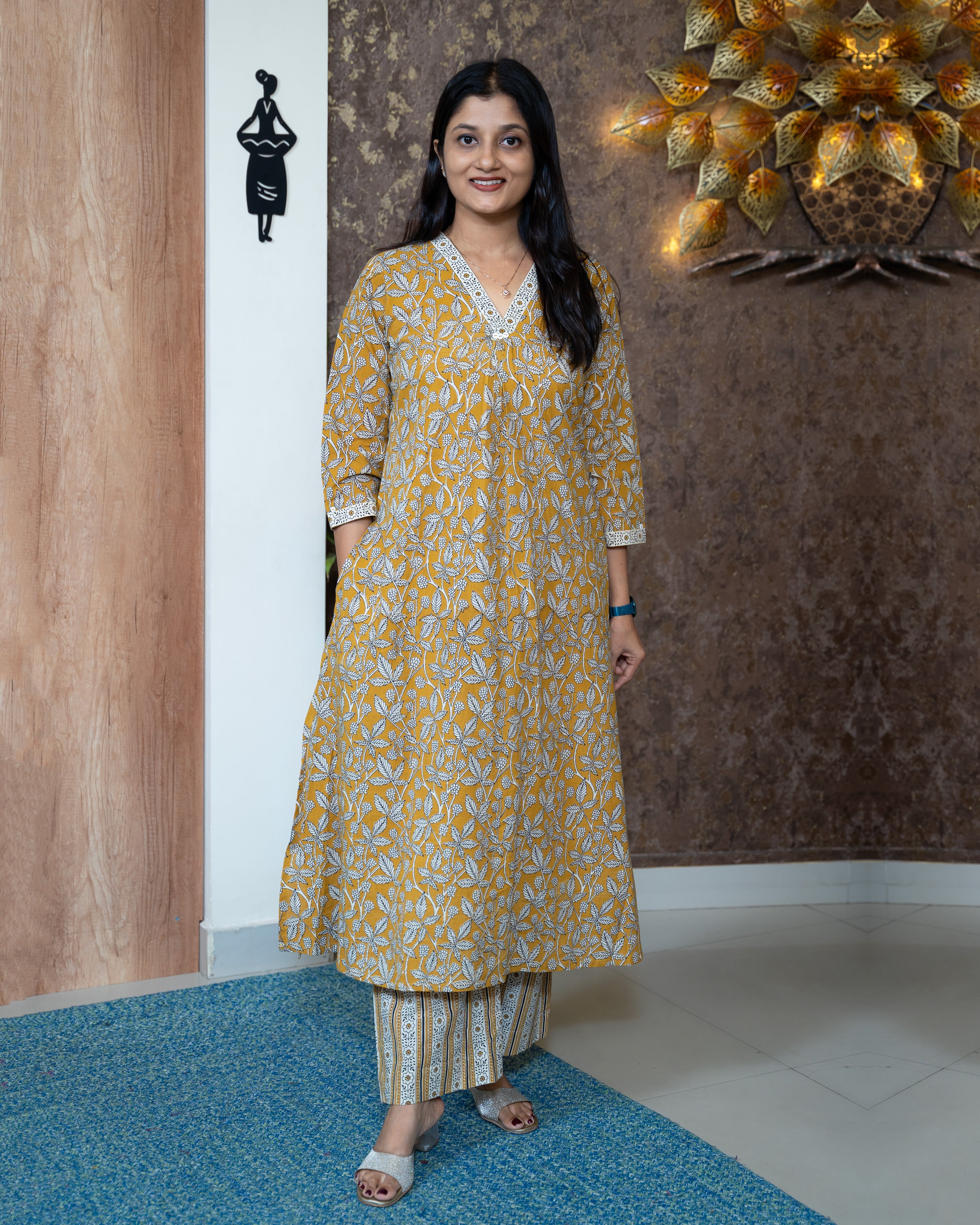 Load image into Gallery viewer, Cotton Co-Ord Set-7693
