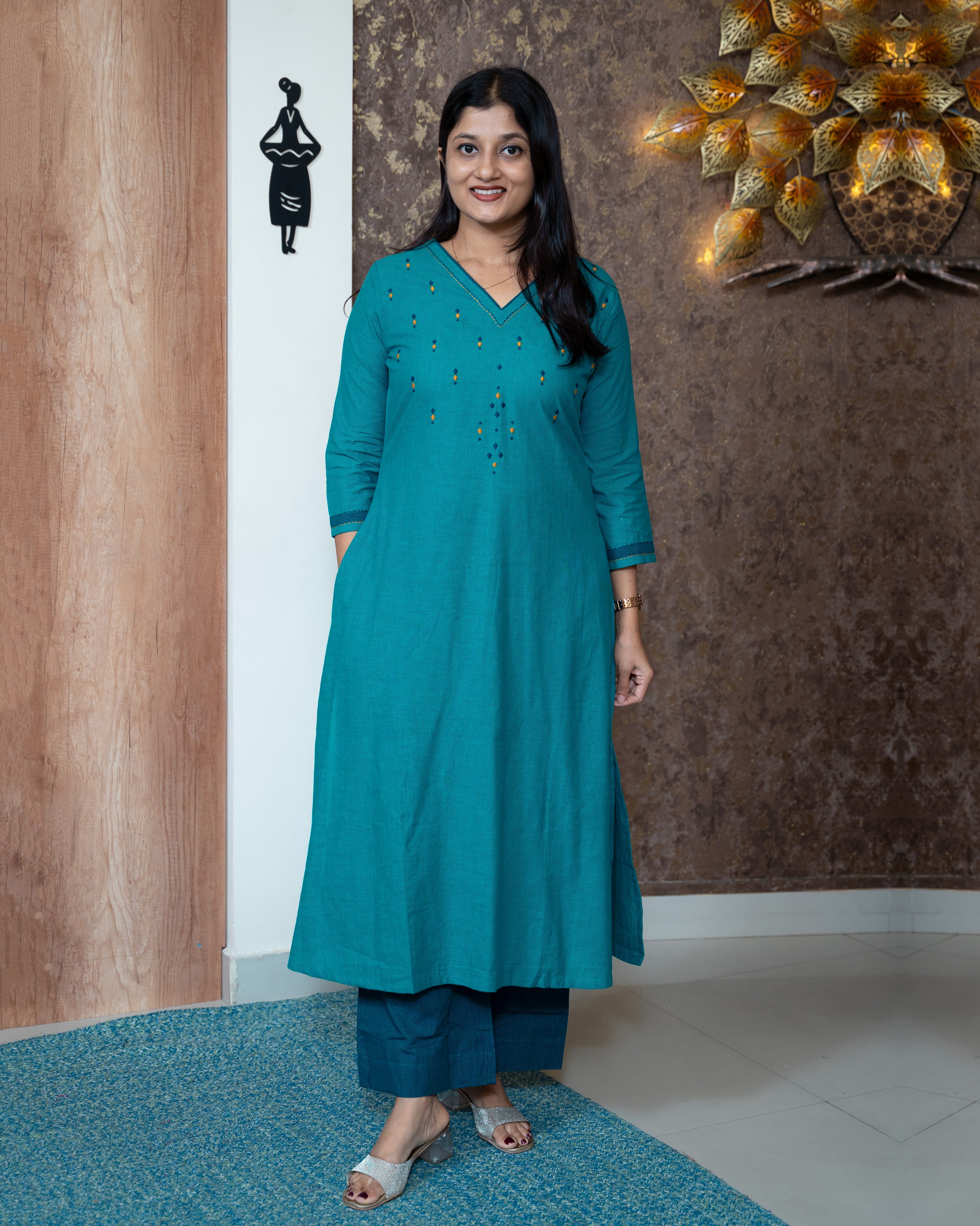 Load image into Gallery viewer, Cotton Co-Ord Set-7685
