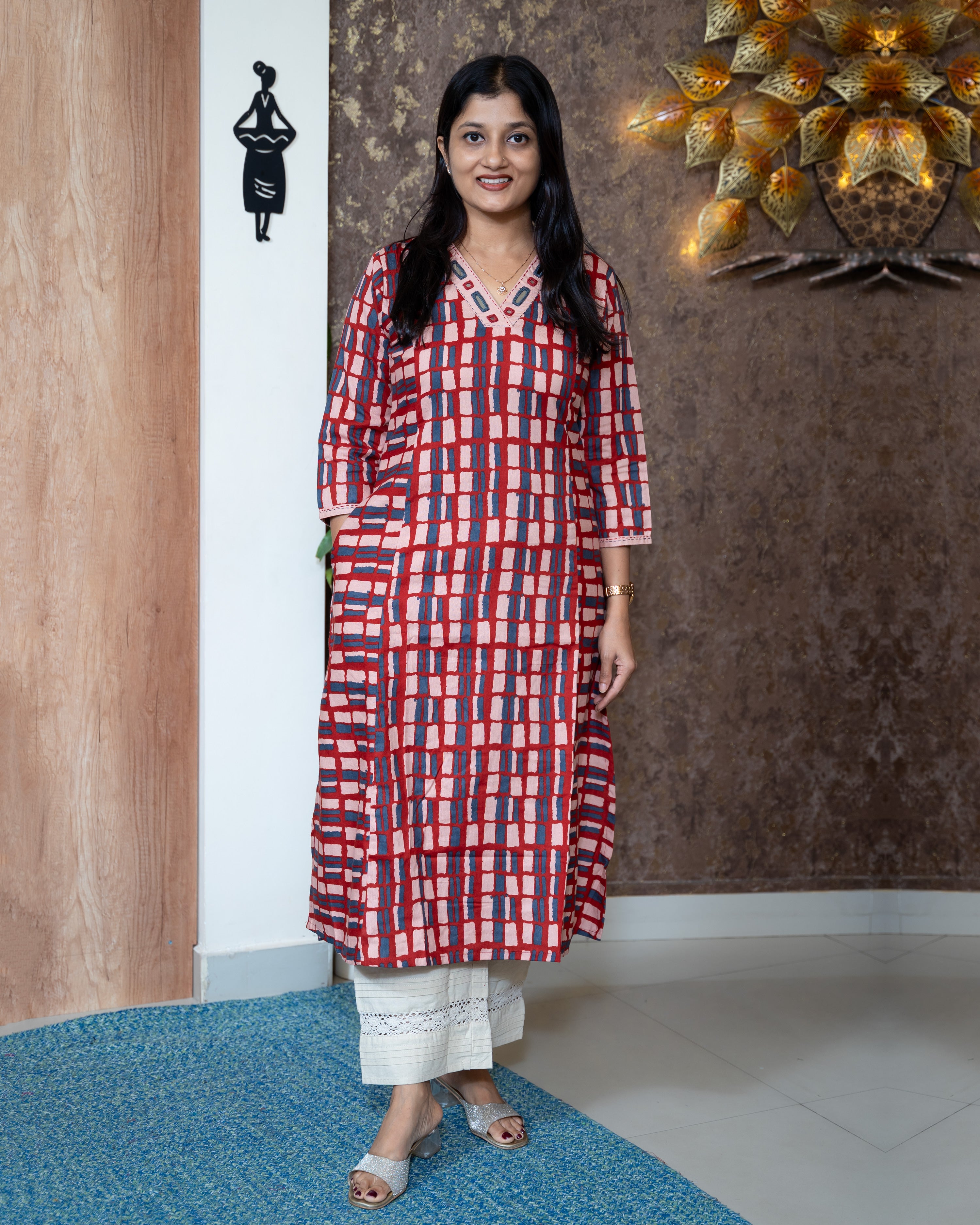 Load image into Gallery viewer, Cotton kurti-7692
