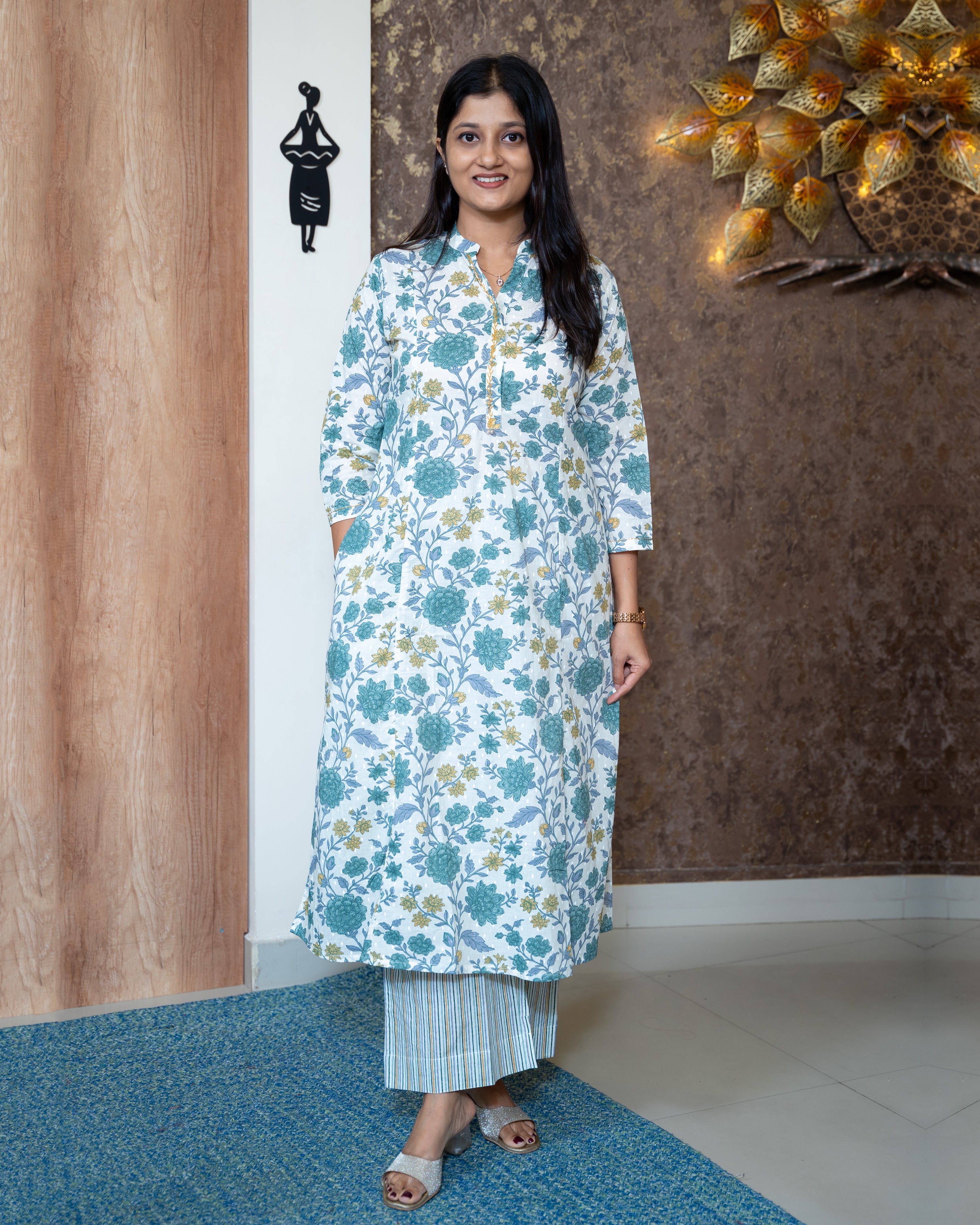 Load image into Gallery viewer, Cotton Co-Ord Set-7684
