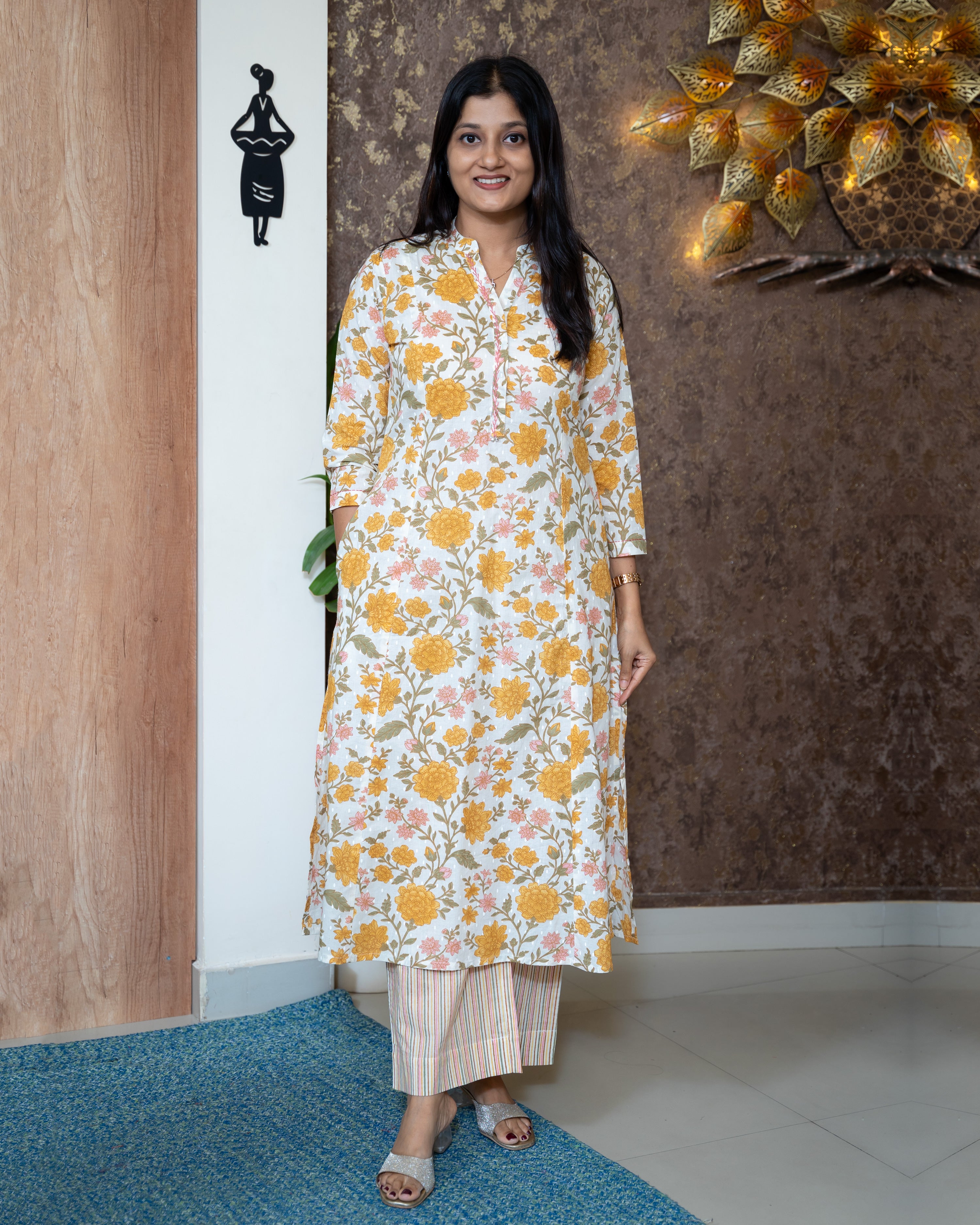 Load image into Gallery viewer, Cotton Co-Ord Set-7684
