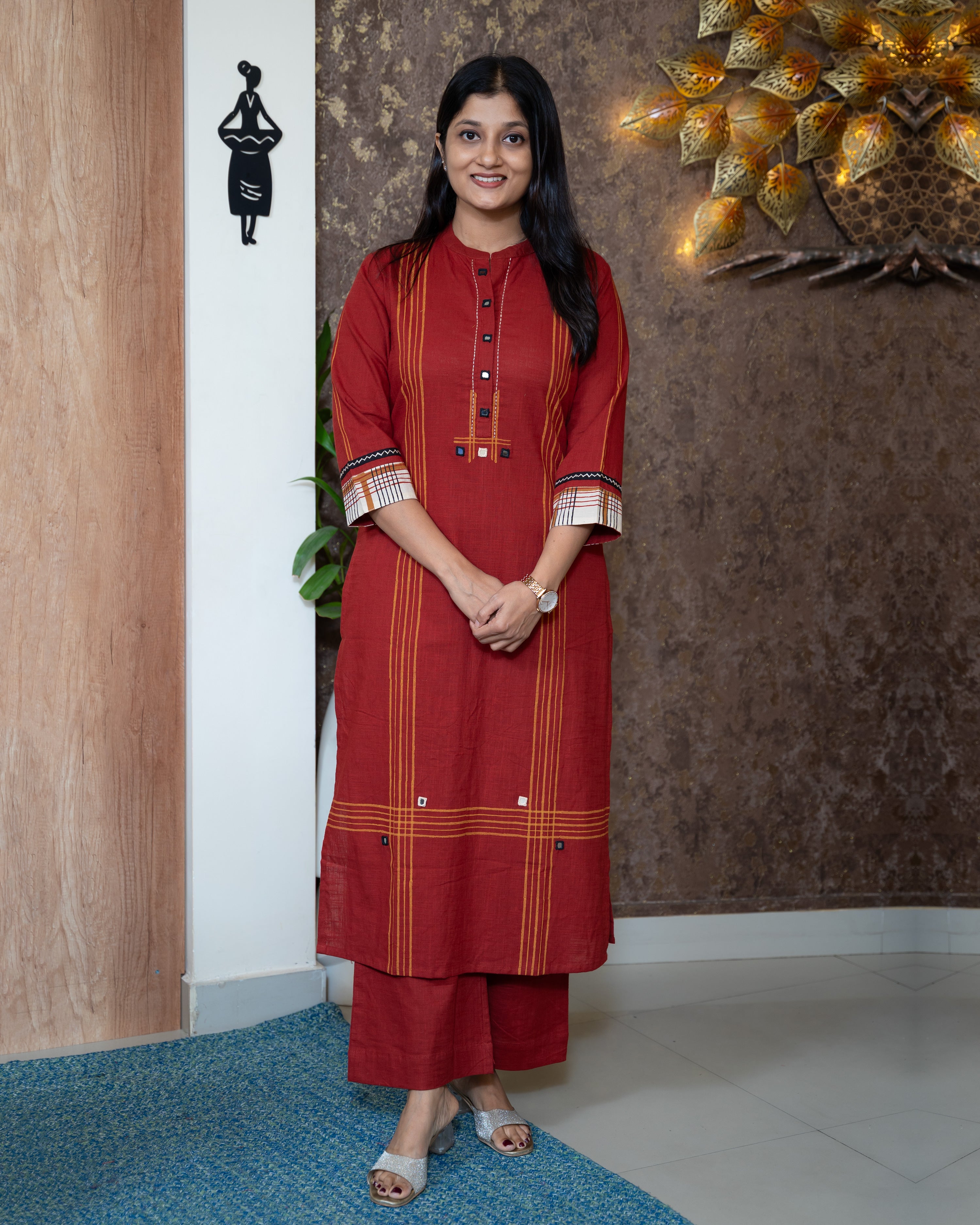 Load image into Gallery viewer, Cotton Co-Ord Set-7688
