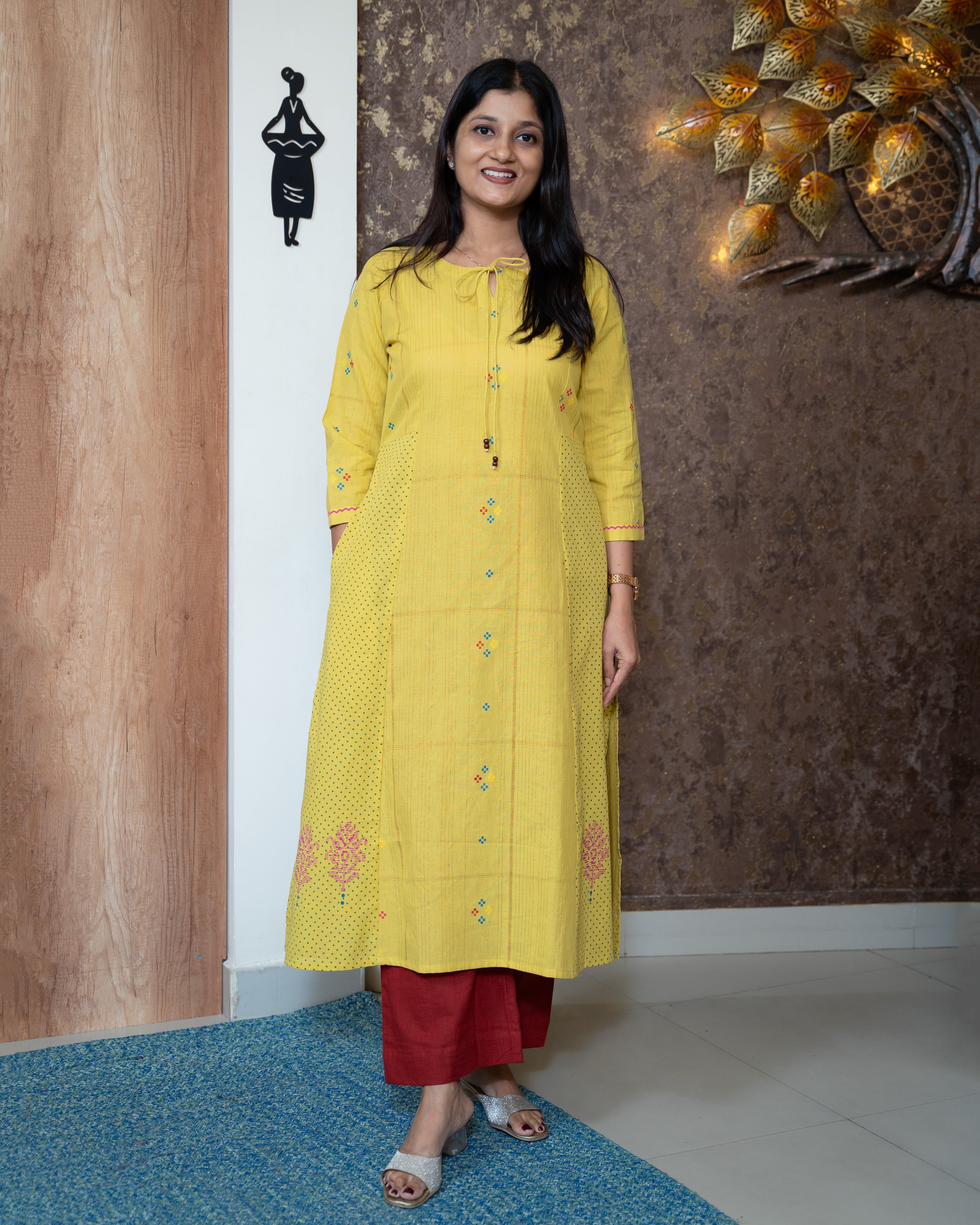 Load image into Gallery viewer, Cotton Kurti-7695
