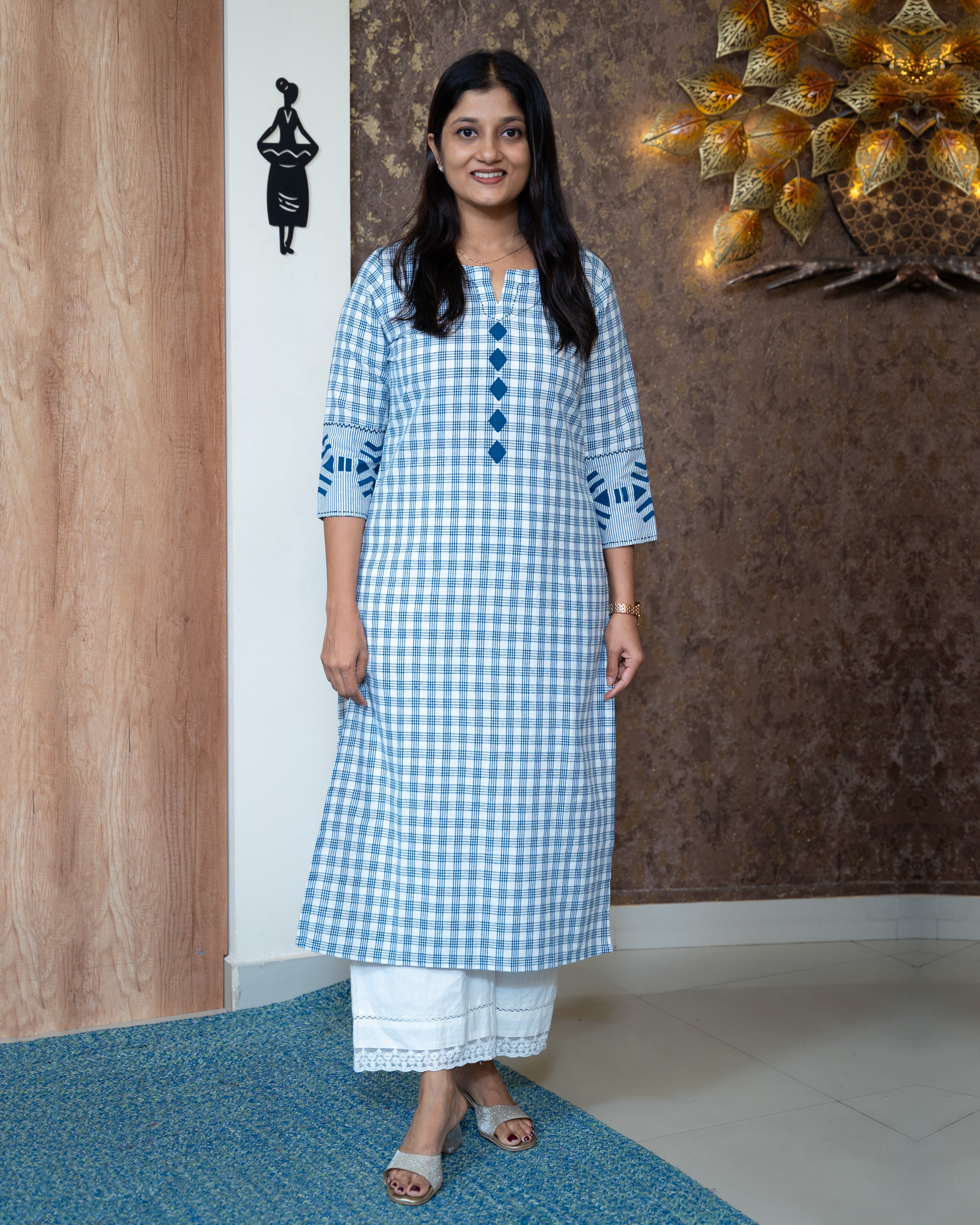 Load image into Gallery viewer, Cotton Kurti-7691
