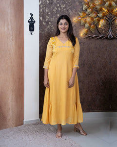 Crape Georgette Designer Kurti(Pre-Order)-3443