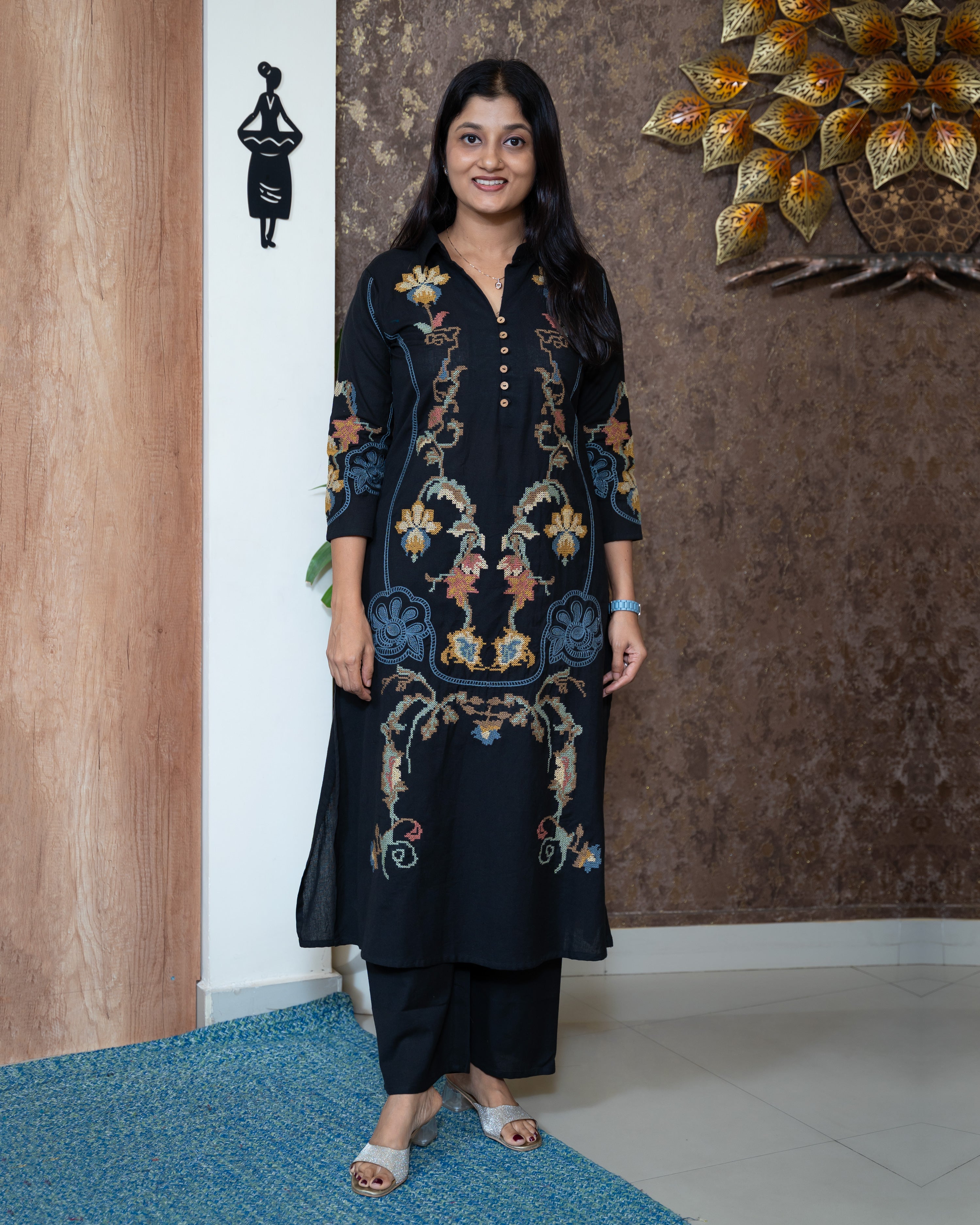 Load image into Gallery viewer, Cotton Co-Ord Set-7699
