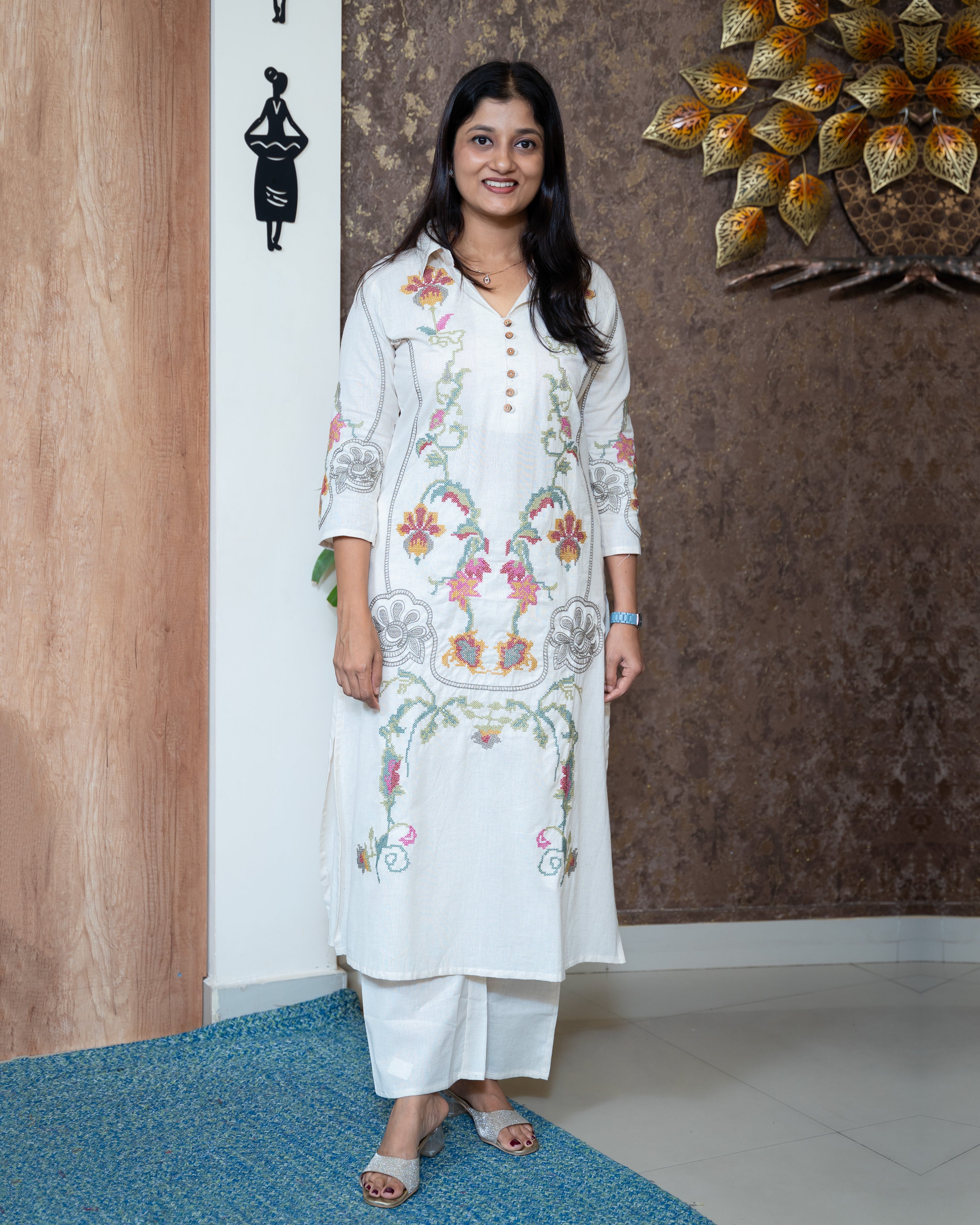 Load image into Gallery viewer, Cotton Co-Ord Set-7699
