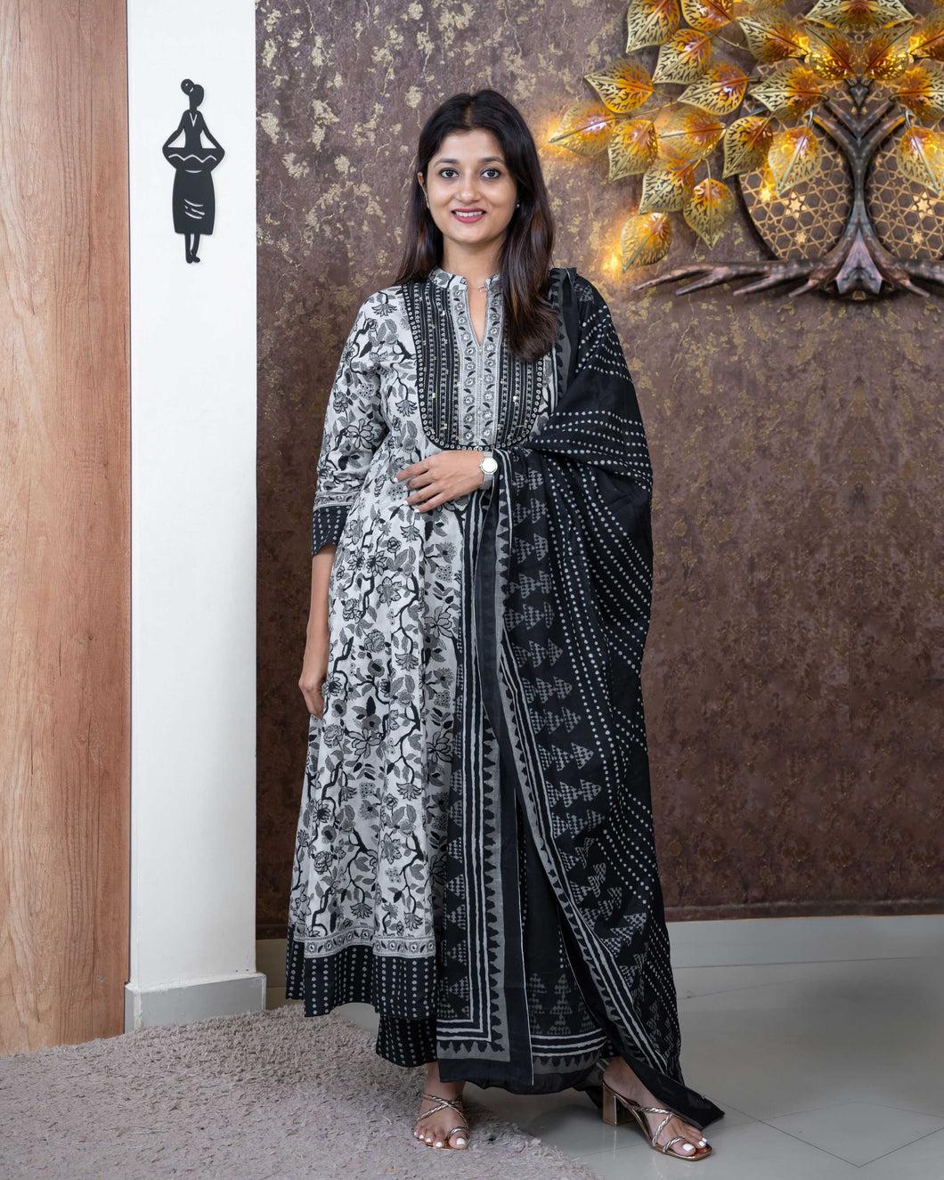 Pure Cotton Kurti Set-3436
