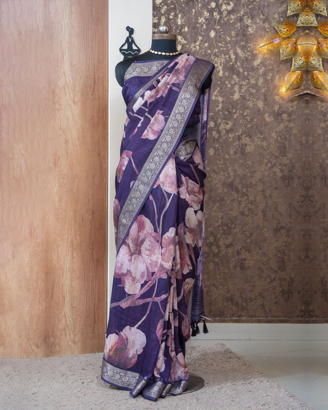 Semi Jute Silk Saree-2533