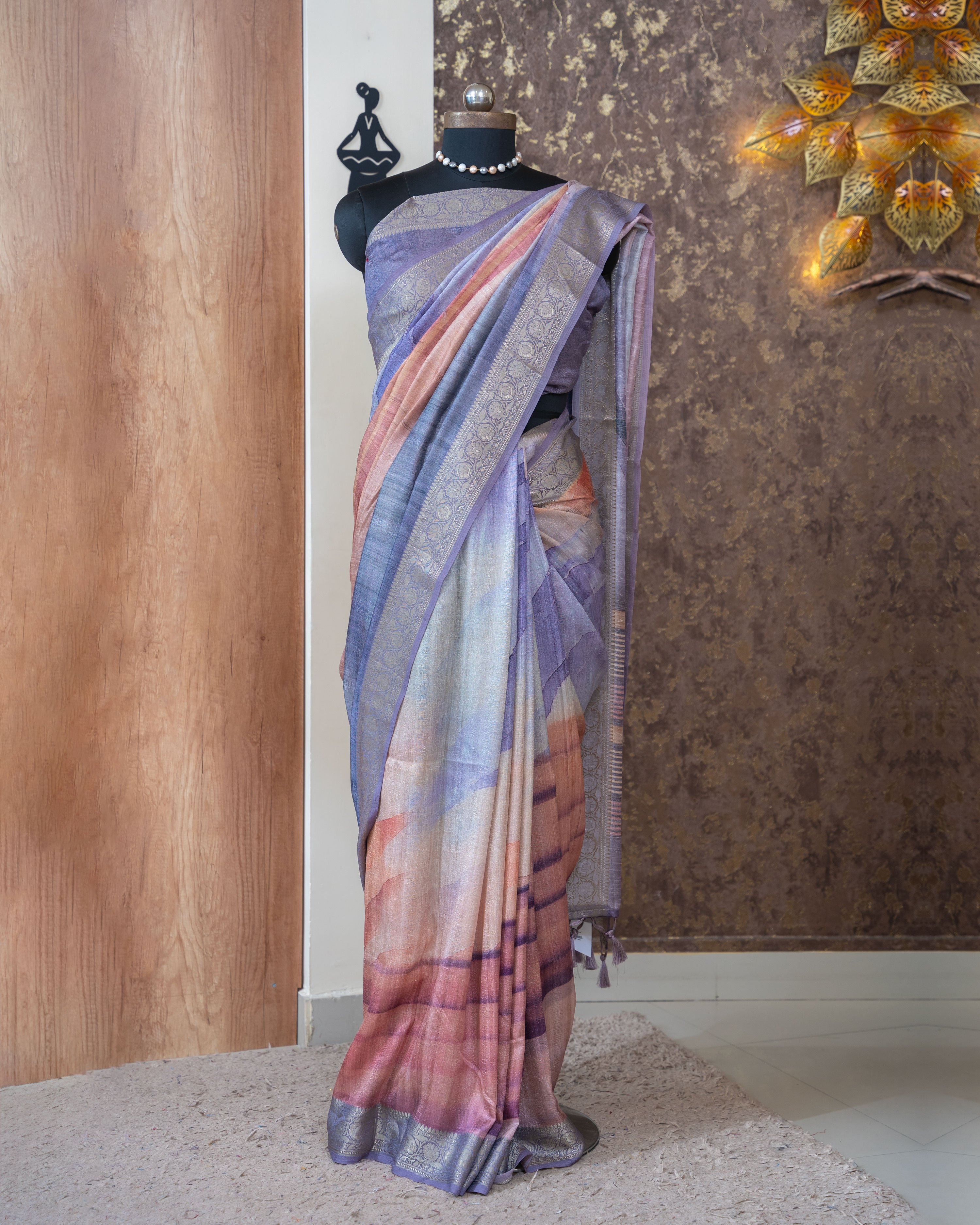 Load image into Gallery viewer, Semi Jute Silk Saree-2533
