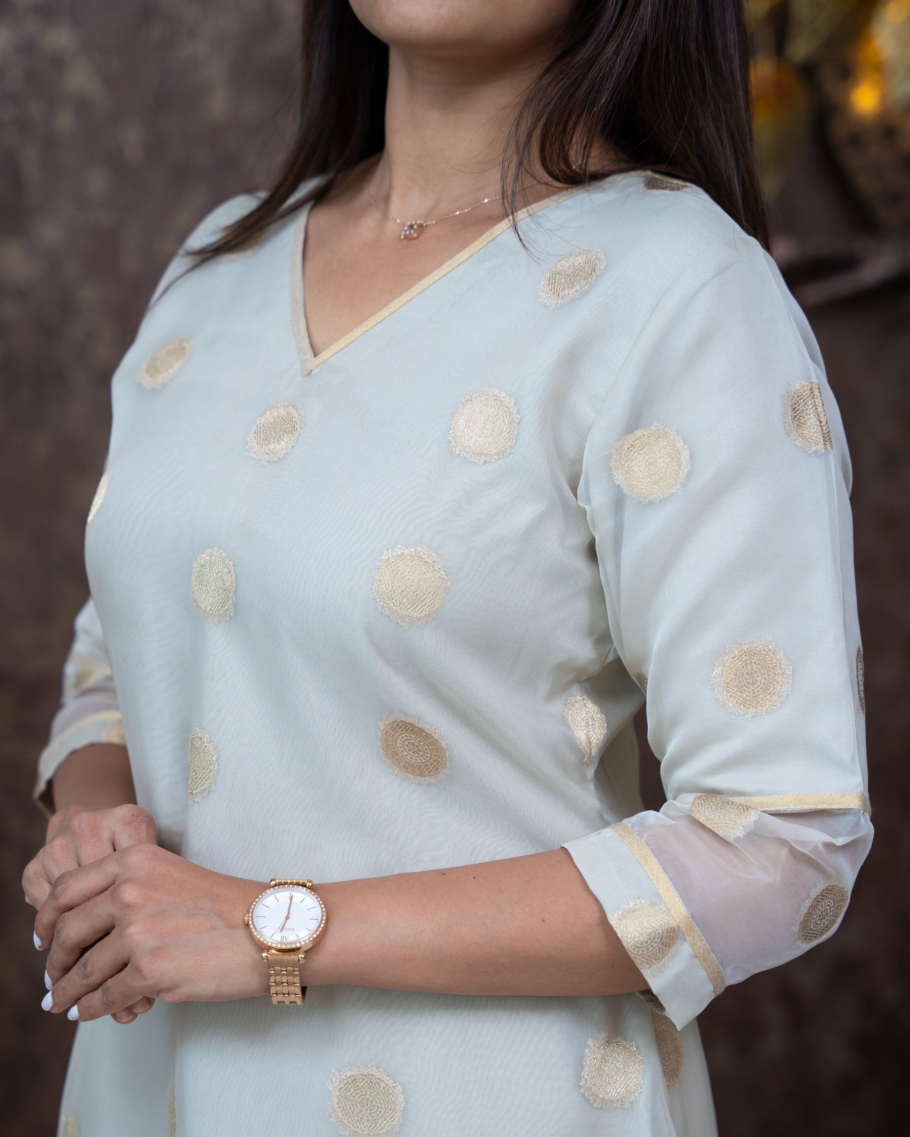Load image into Gallery viewer, Organza Designer Kurti(Pre-Order)-3521
