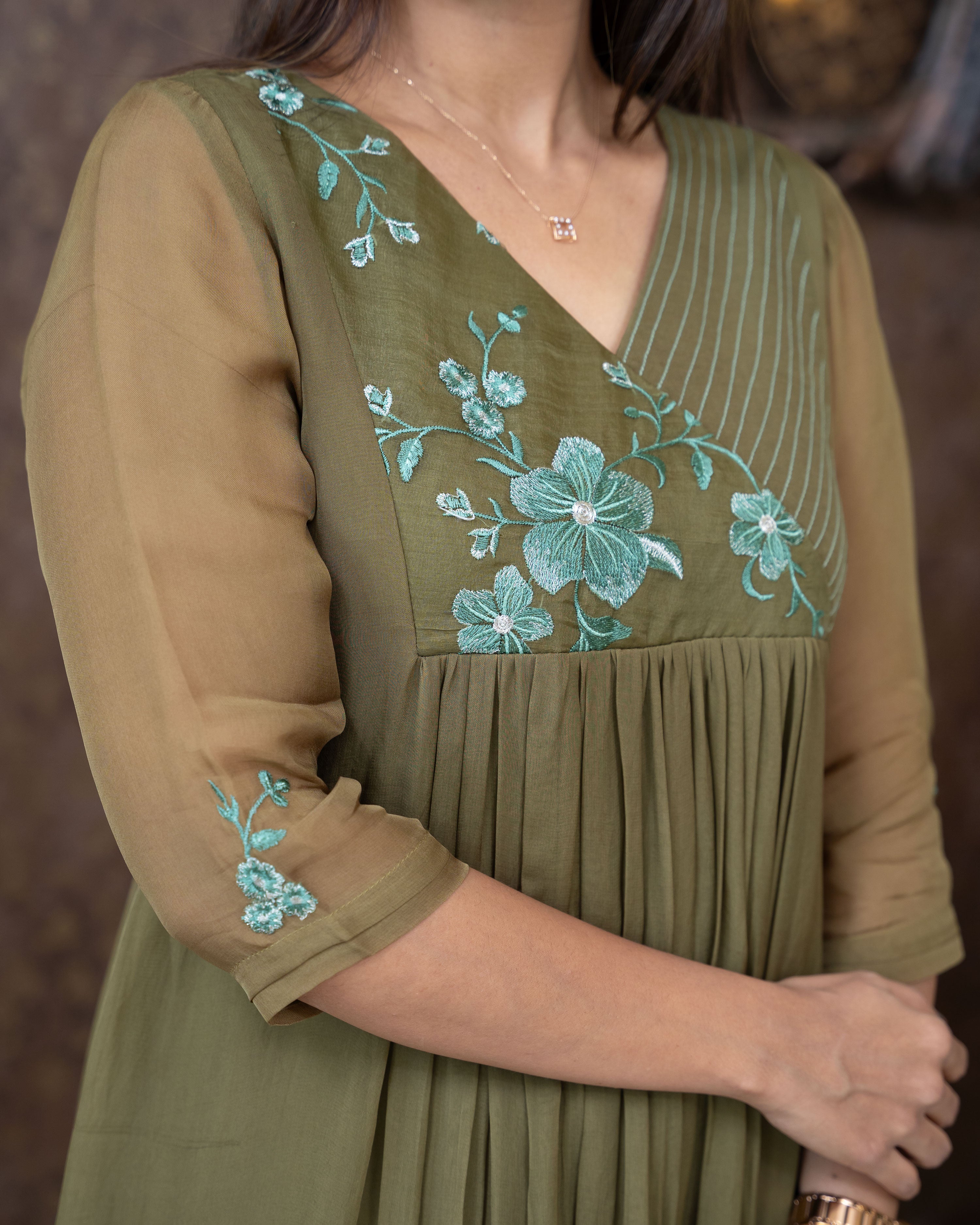 Load image into Gallery viewer, Organza Designer Kurti(Pre-Order)-3602
