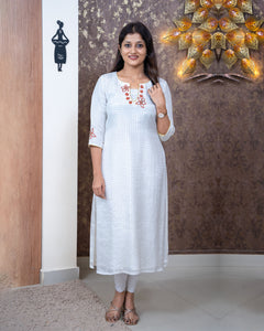 Crape Silk Designer Kurti(Pre-Order)-3599