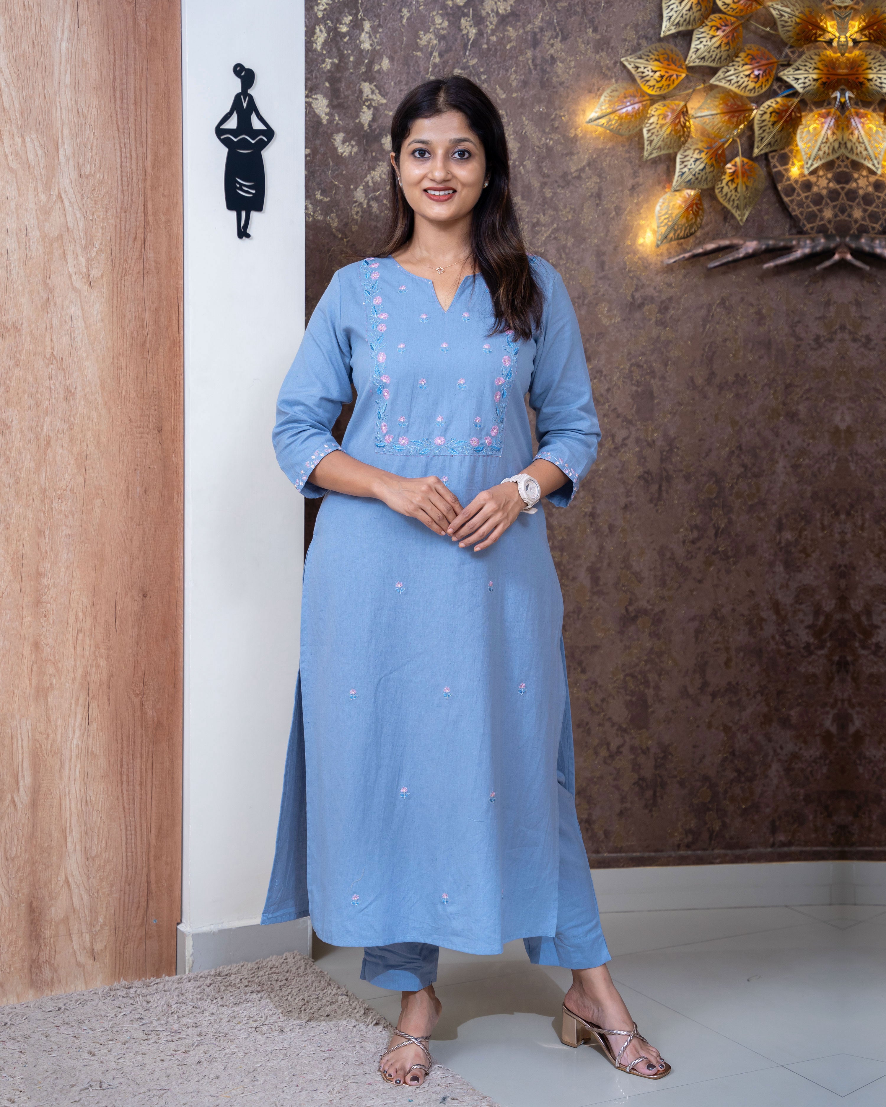 Load image into Gallery viewer, Cotton Co-Ord Set-3624
