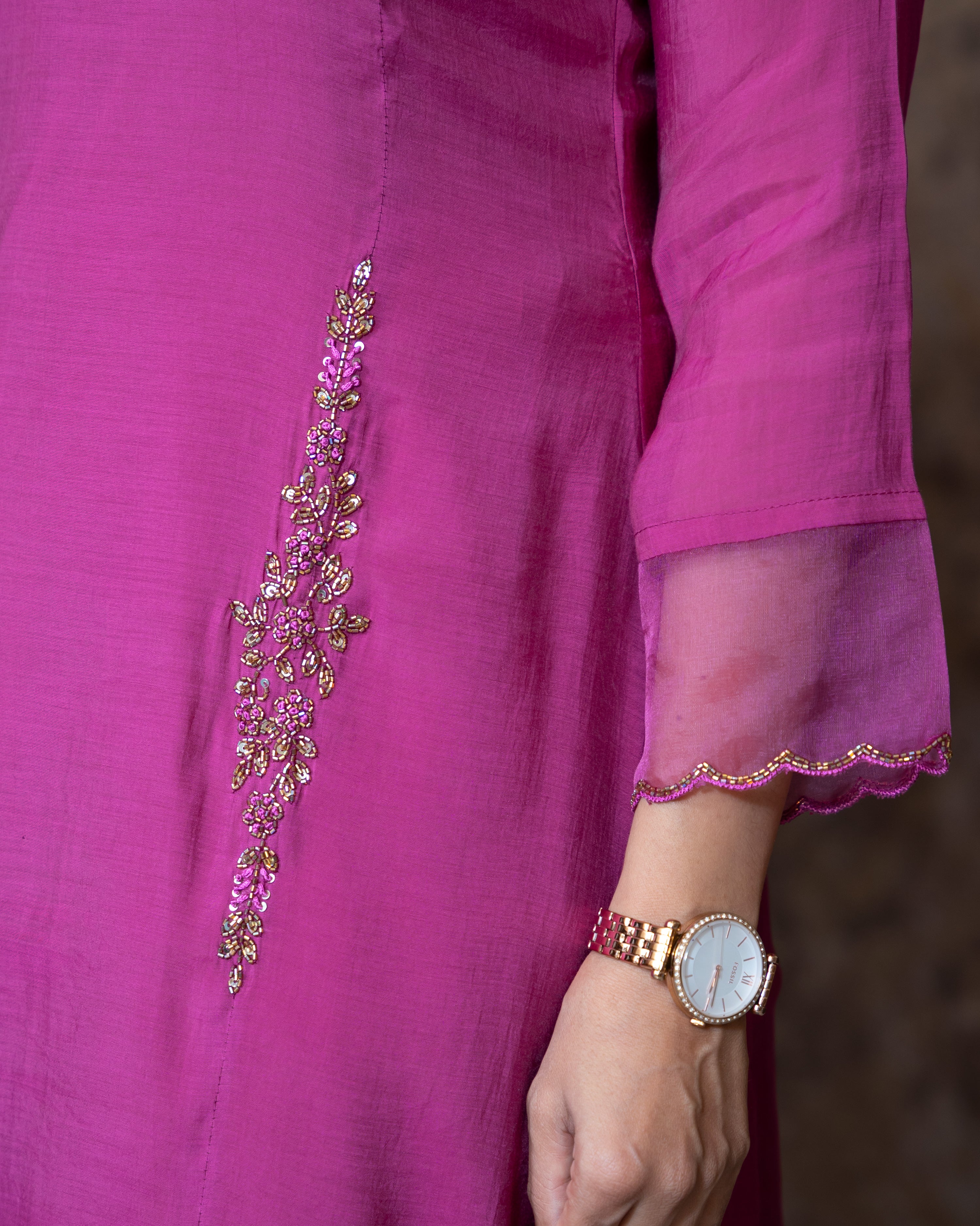 Load image into Gallery viewer, Mulchanderi Suit-7760
