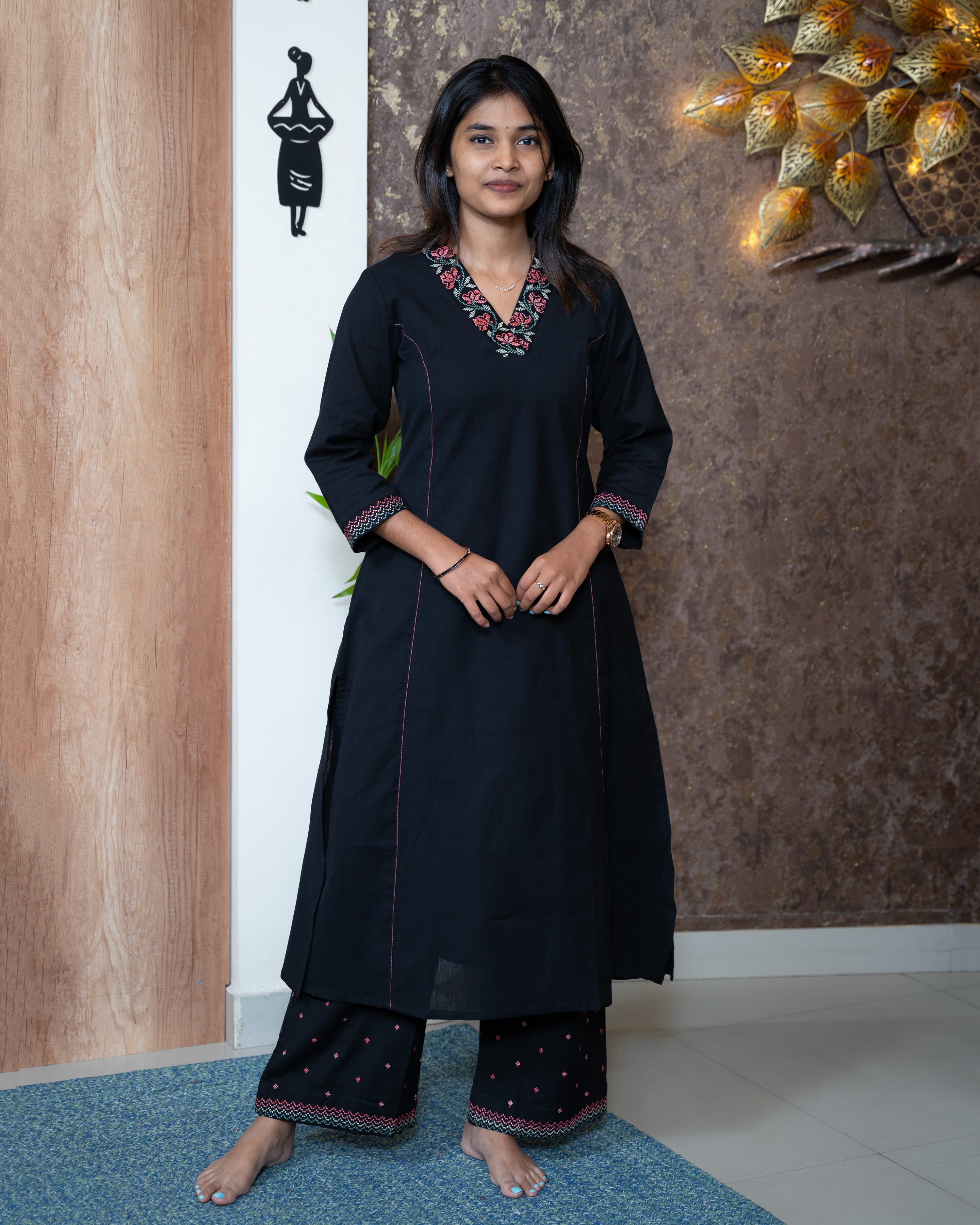 Load image into Gallery viewer, Cotton Co-Ord Set-7805

