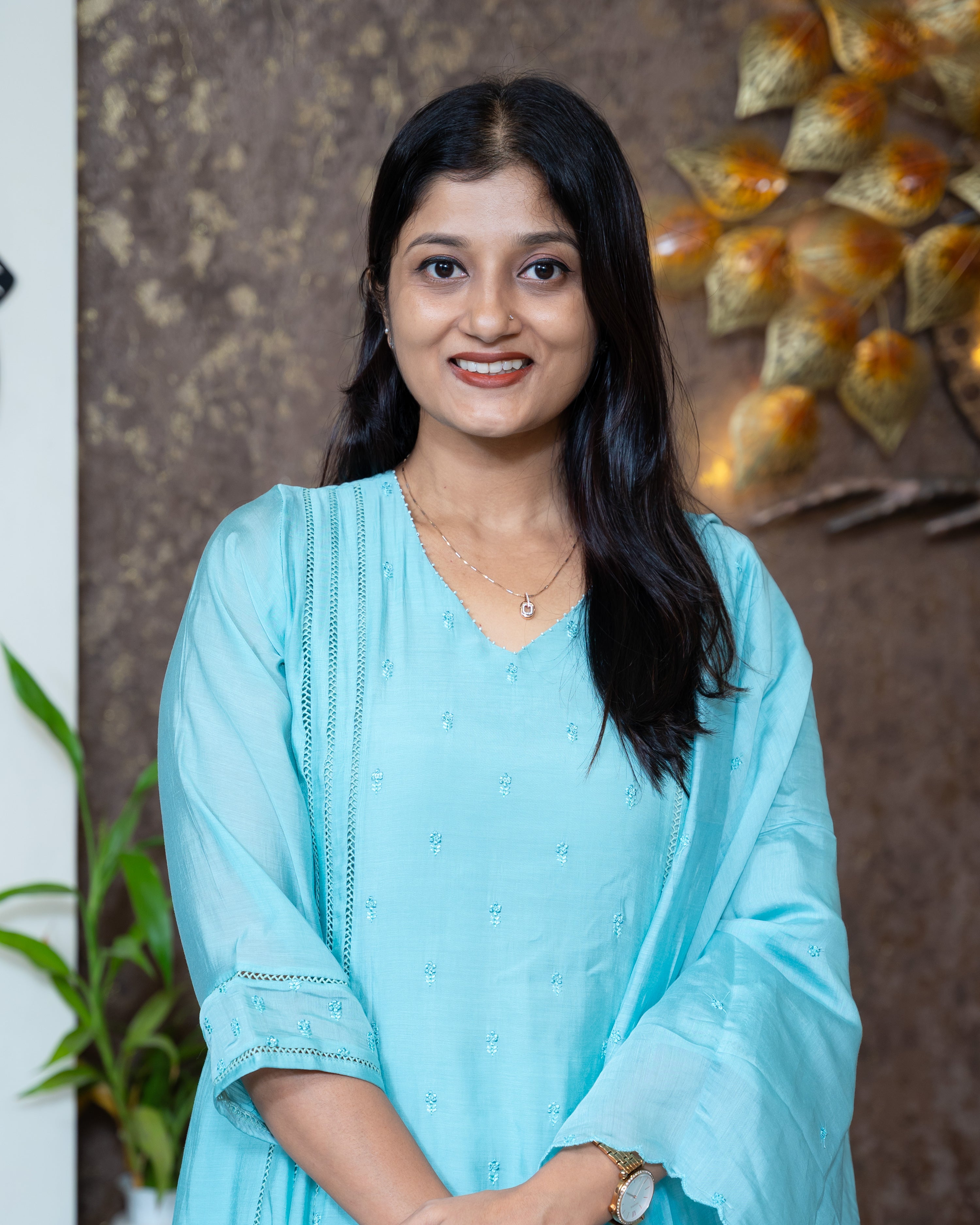 Load image into Gallery viewer, Mul Chanderi Suit-7764
