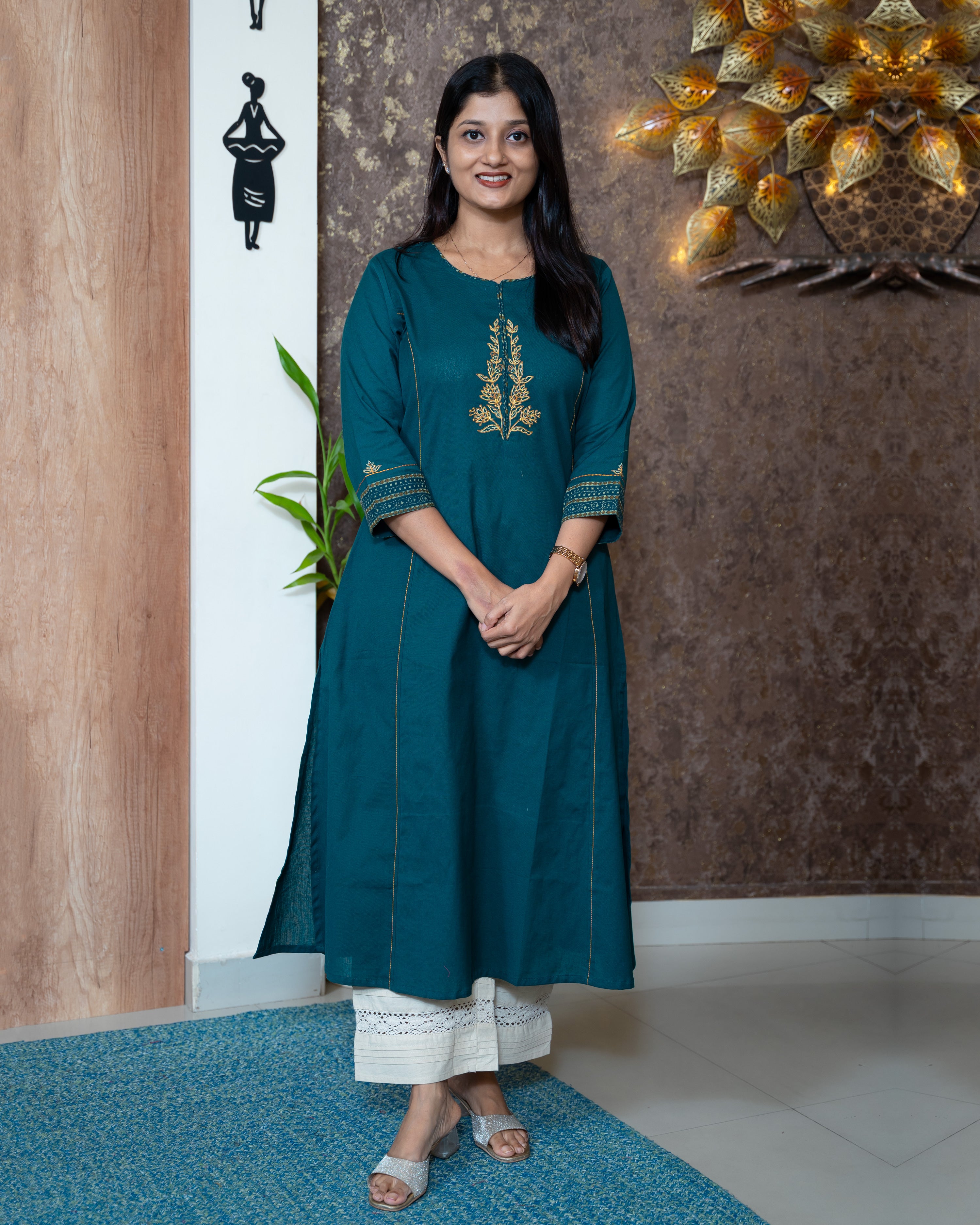Load image into Gallery viewer, Cotton Kurti-7801
